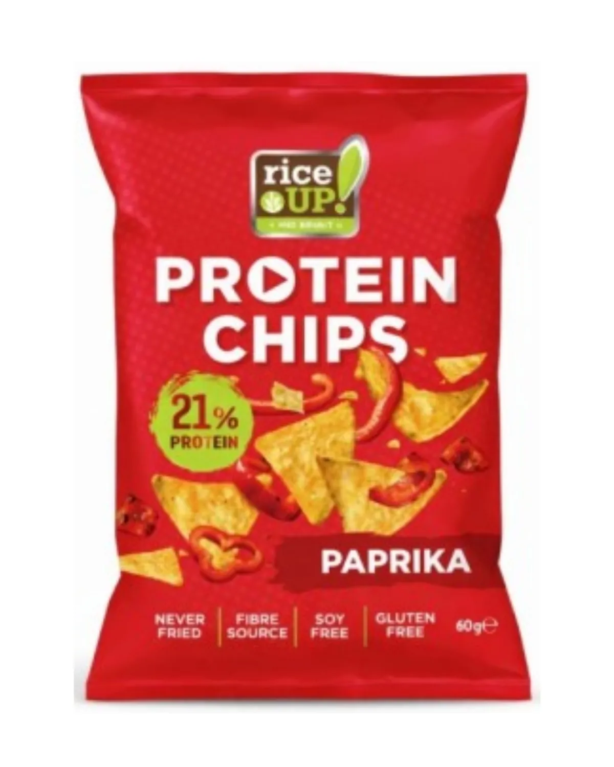 RICE UP PROTEIN ČIPS PAPRIKA 60G 