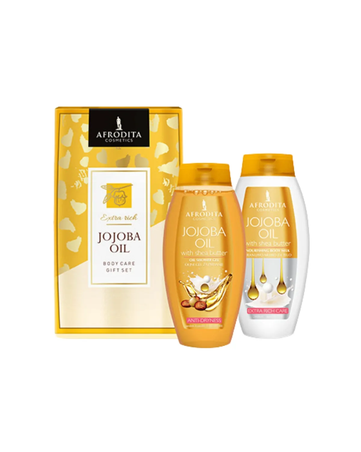 AFRODITA SET JOJOBA OIL (TUS GEL+MLIJEKO ZA TIJELO) 