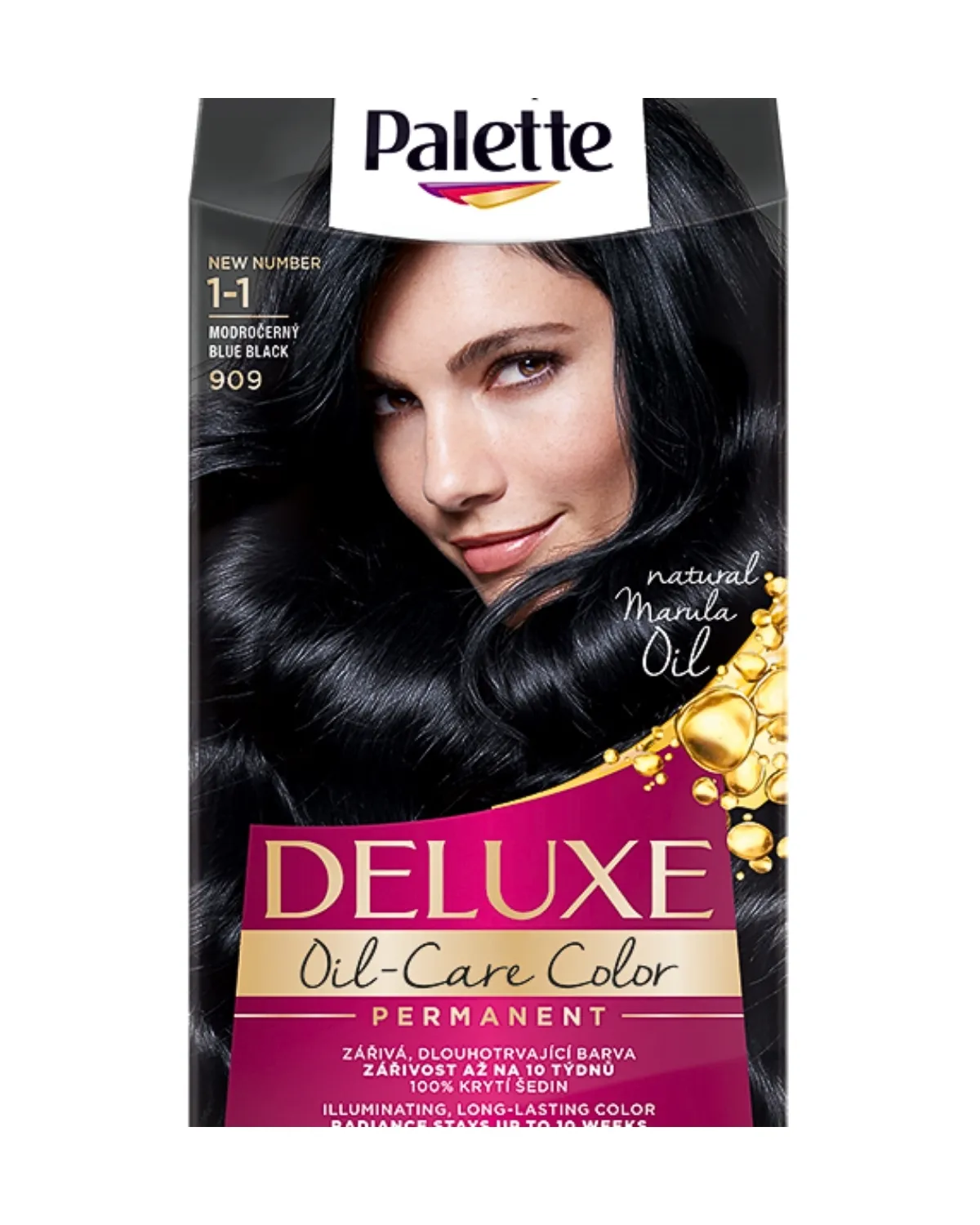 FARBA ZA KOSU PALETTE DELUXE 909 BLUE BLACK 