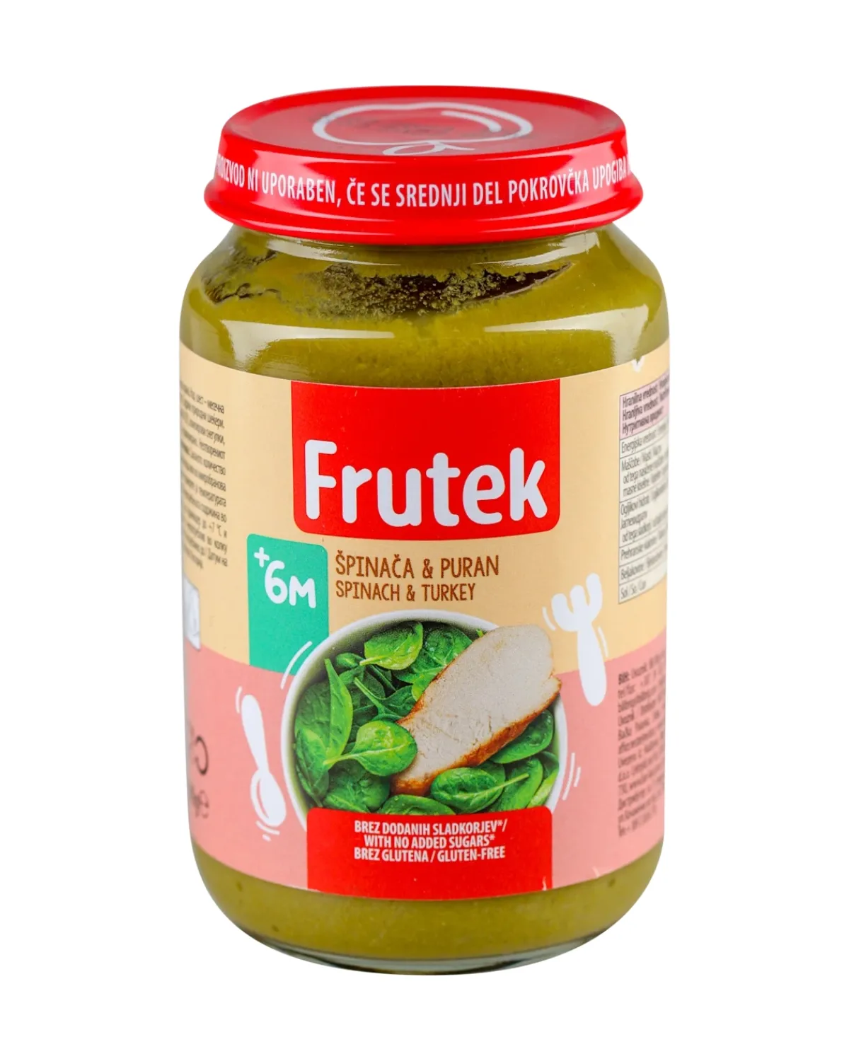 FRUTEK KAŠICA 190G - ĆURETINA SPANAĆ 