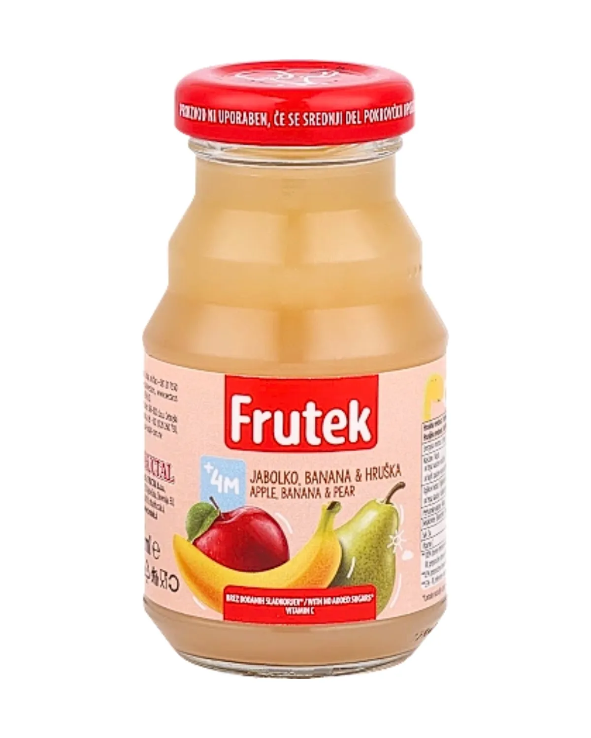 FRUTEK SOK 125ML - JABUKA BANANA KRUŠKA 
