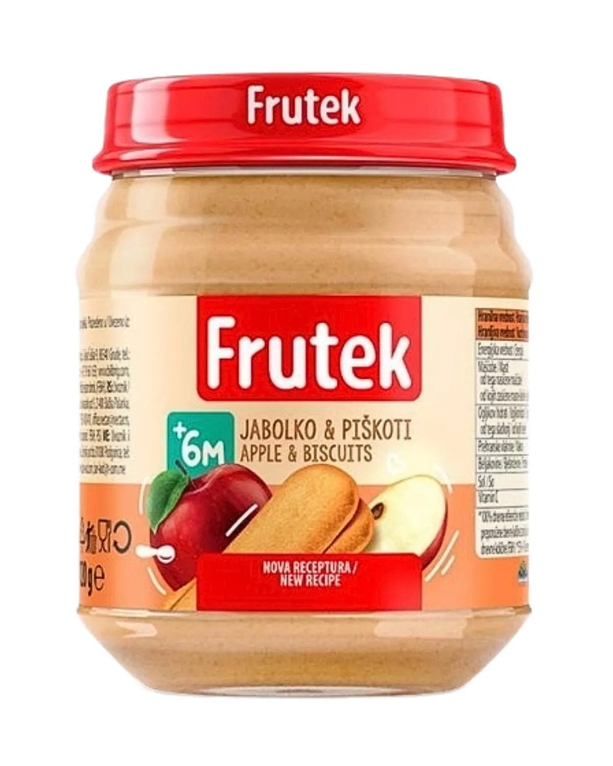 FRUTEK KAŠICA 120G - PIŠKOTE JABUKA 