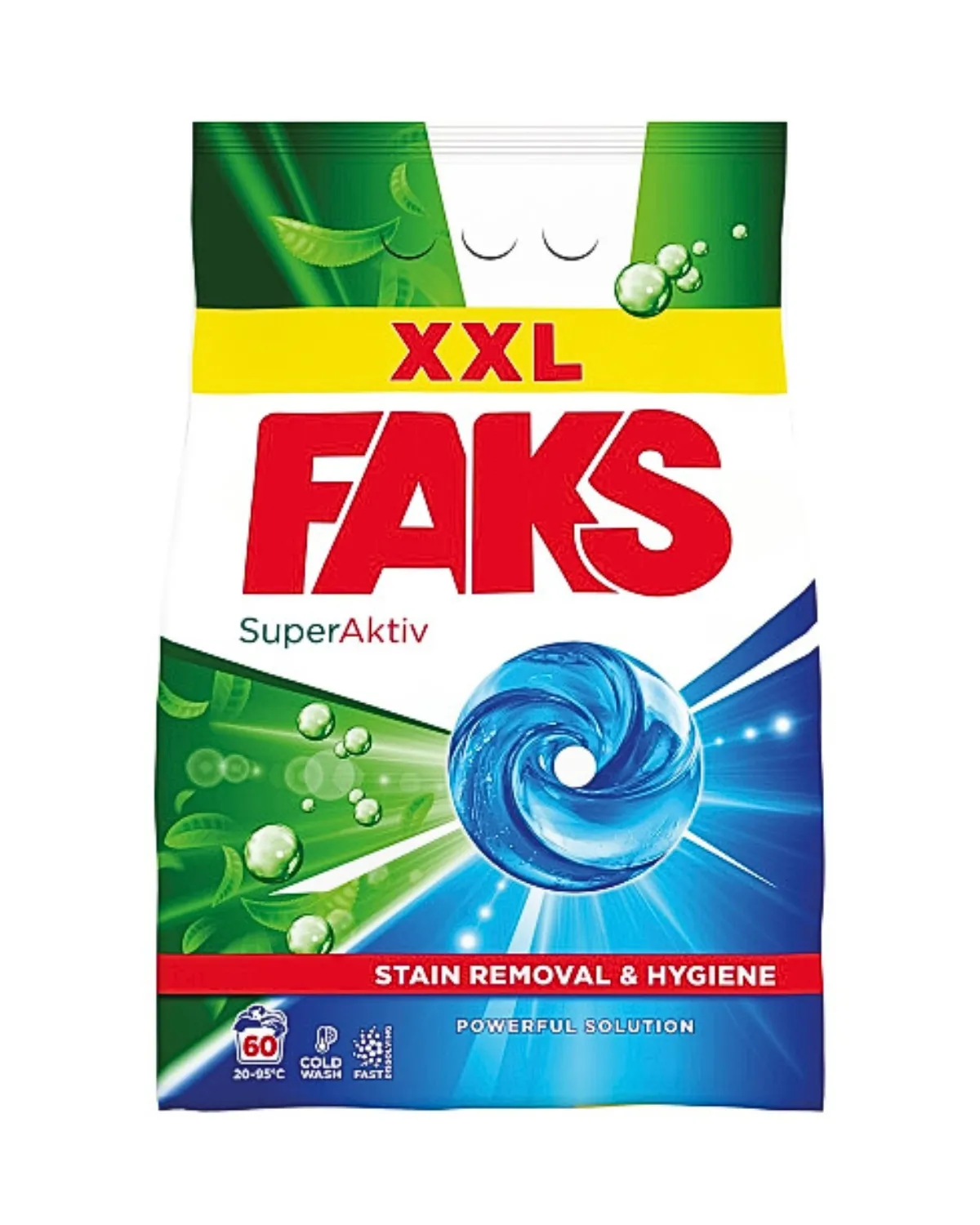 FAKS SUPERAKTIVE PRAŠAK TA VEŠ - 60 PRANJA 