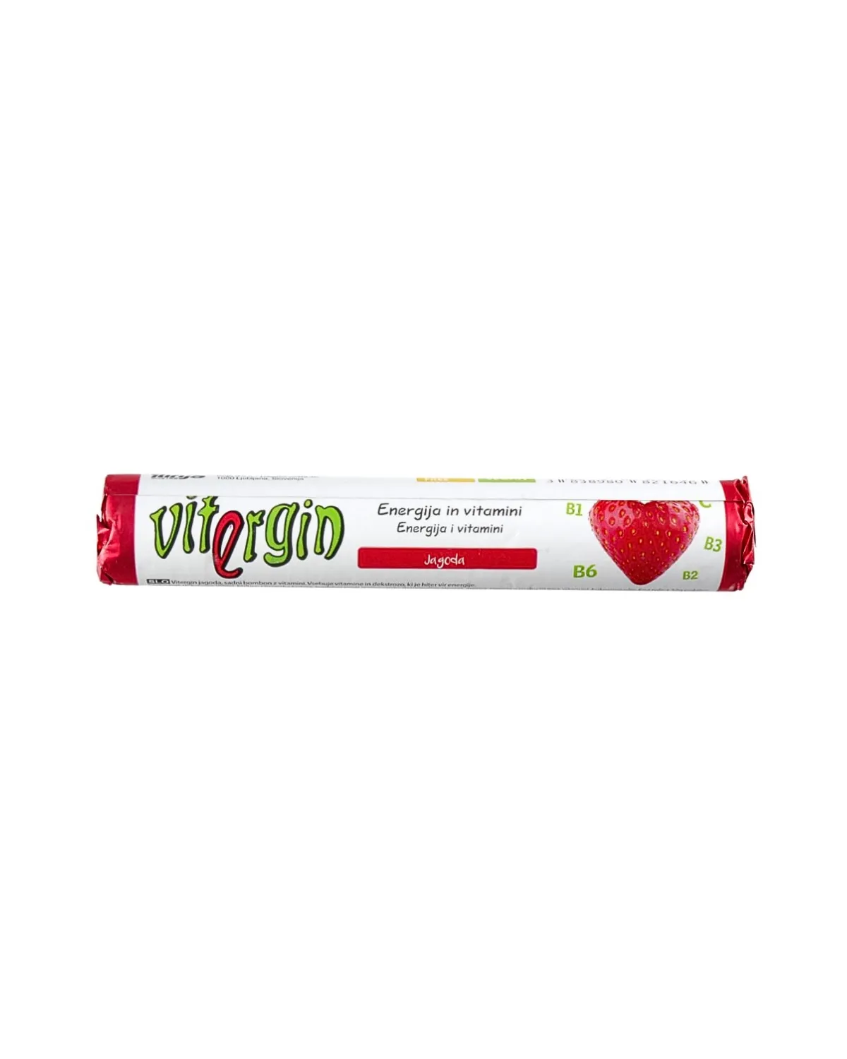 VITERGIN VITAMINSKE BOMBONE - JAGODA 32G 