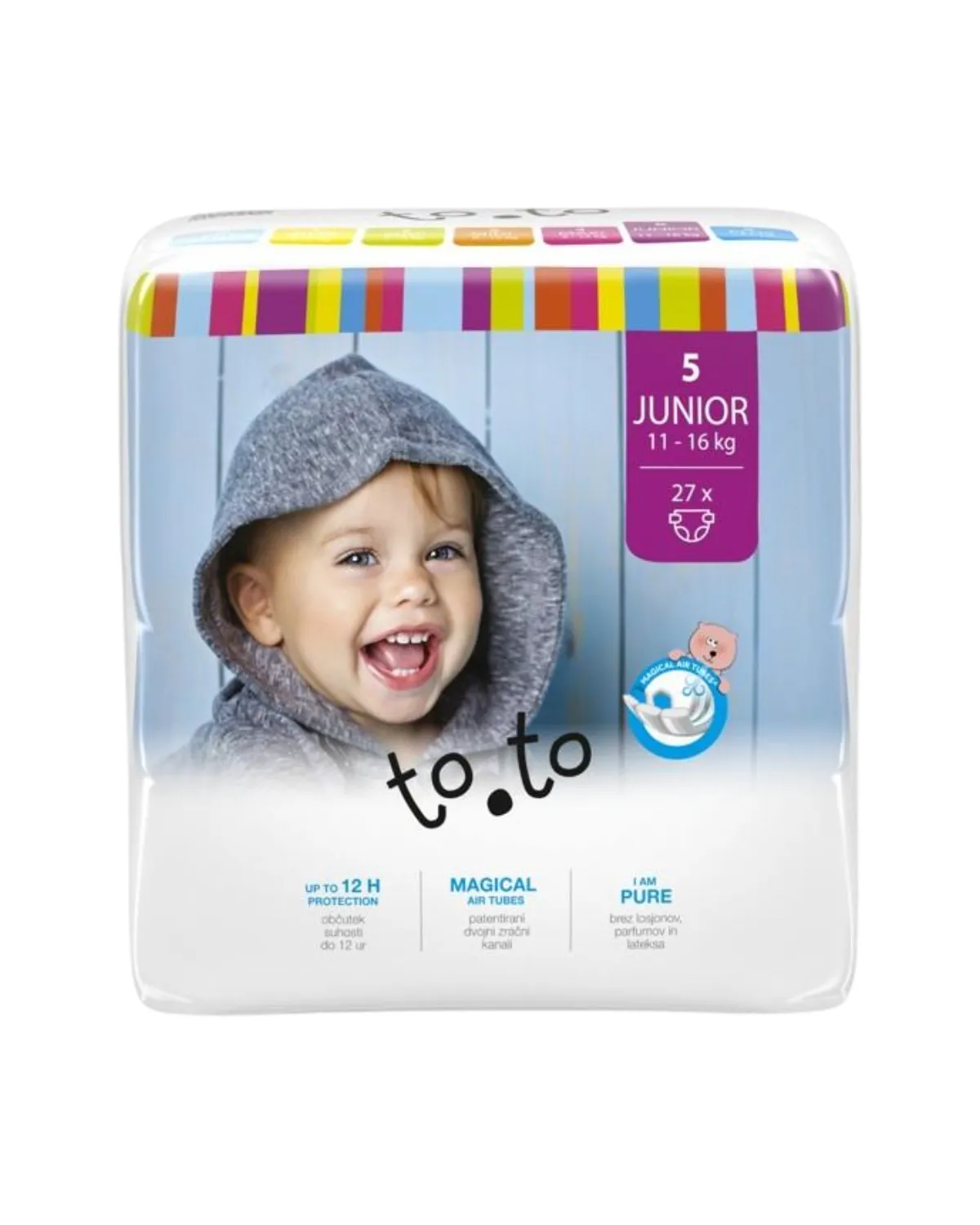 TOTO BABY PELENE JUNIOR 11-16KG 27KOM 