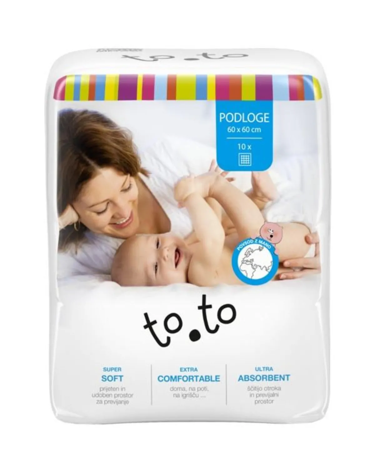 TOTO BABY ZAŠTITNE PODLOGE 10KOM 