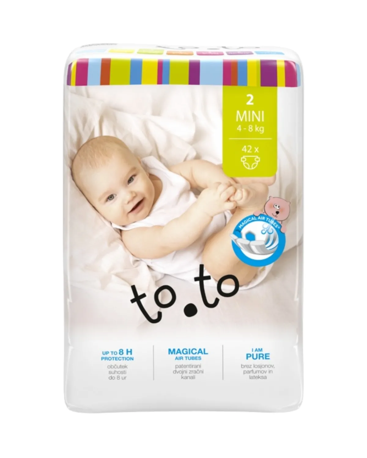 TOTO BABY PELENE MINI 4-8KG 42KOM 