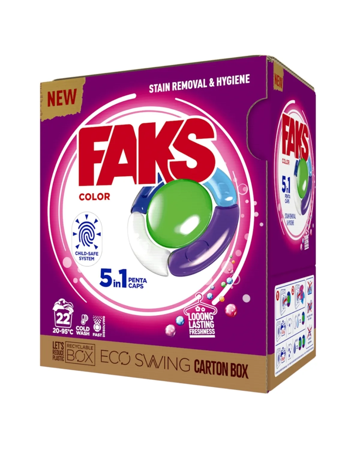 FAKS KAPSULE COLOR 22 KOM 