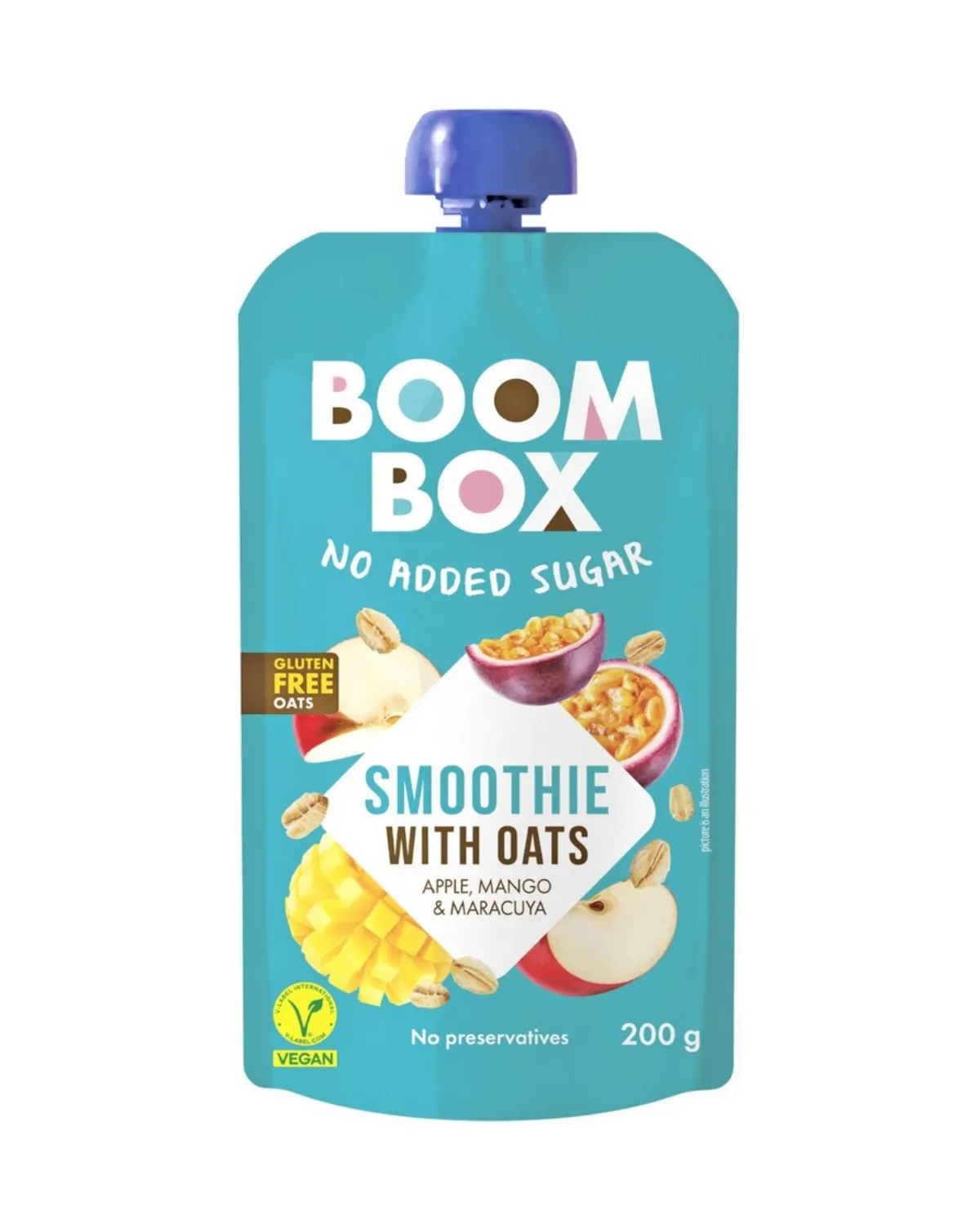 BOOM BOX ZOBENA SMOOTHIE JABUKA-MANGO-MARAK 200G 