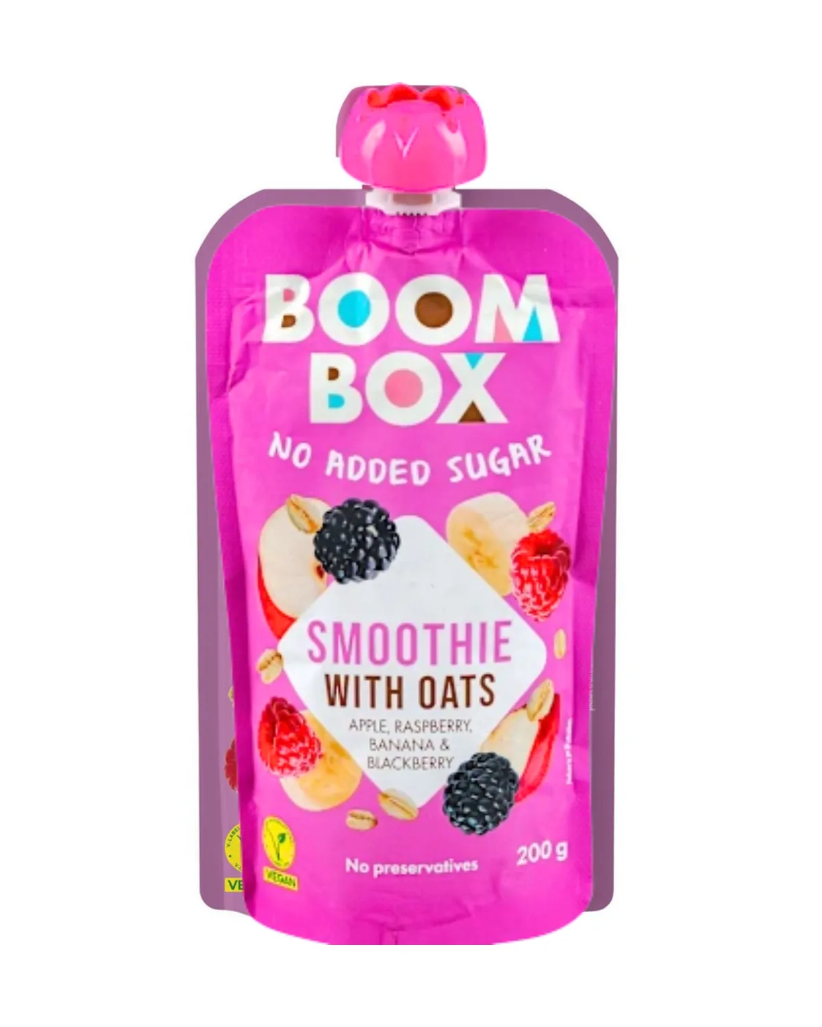 BOOM BOX ZOBENA SMOOTHIE JABUKA-BANANA-MALINA-KUP 200G 