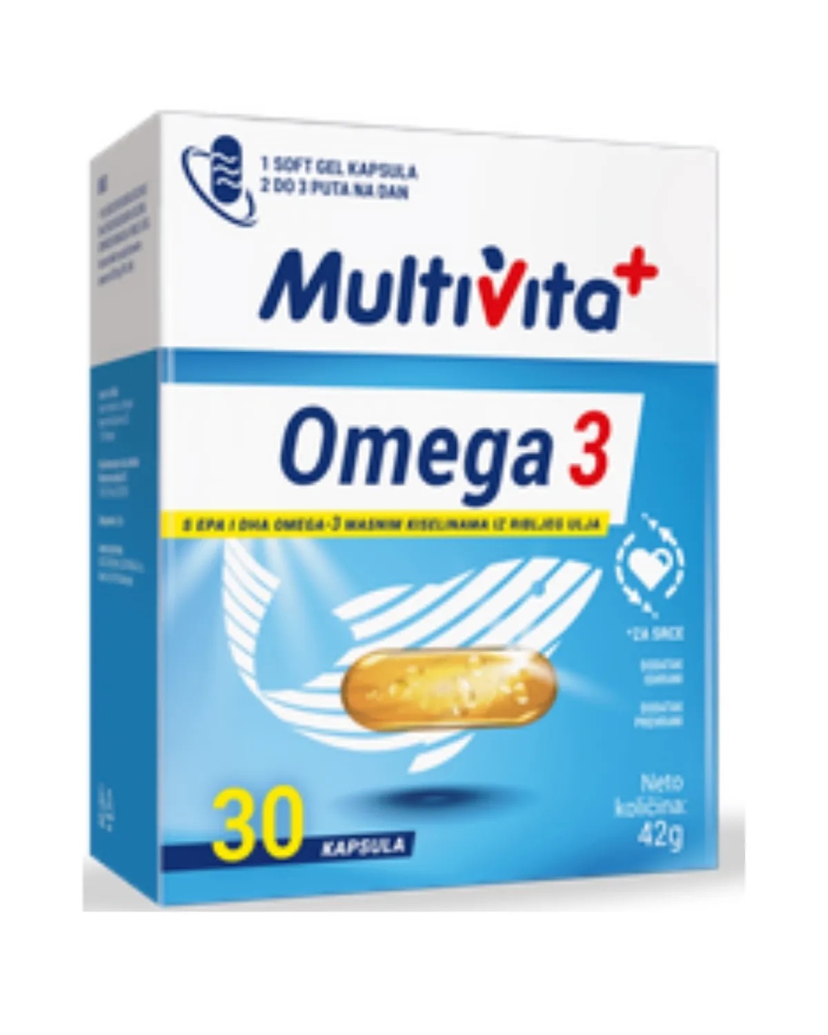 MULTIVITA OMEGA-3 KAPSULE 30+10 GRATIS 