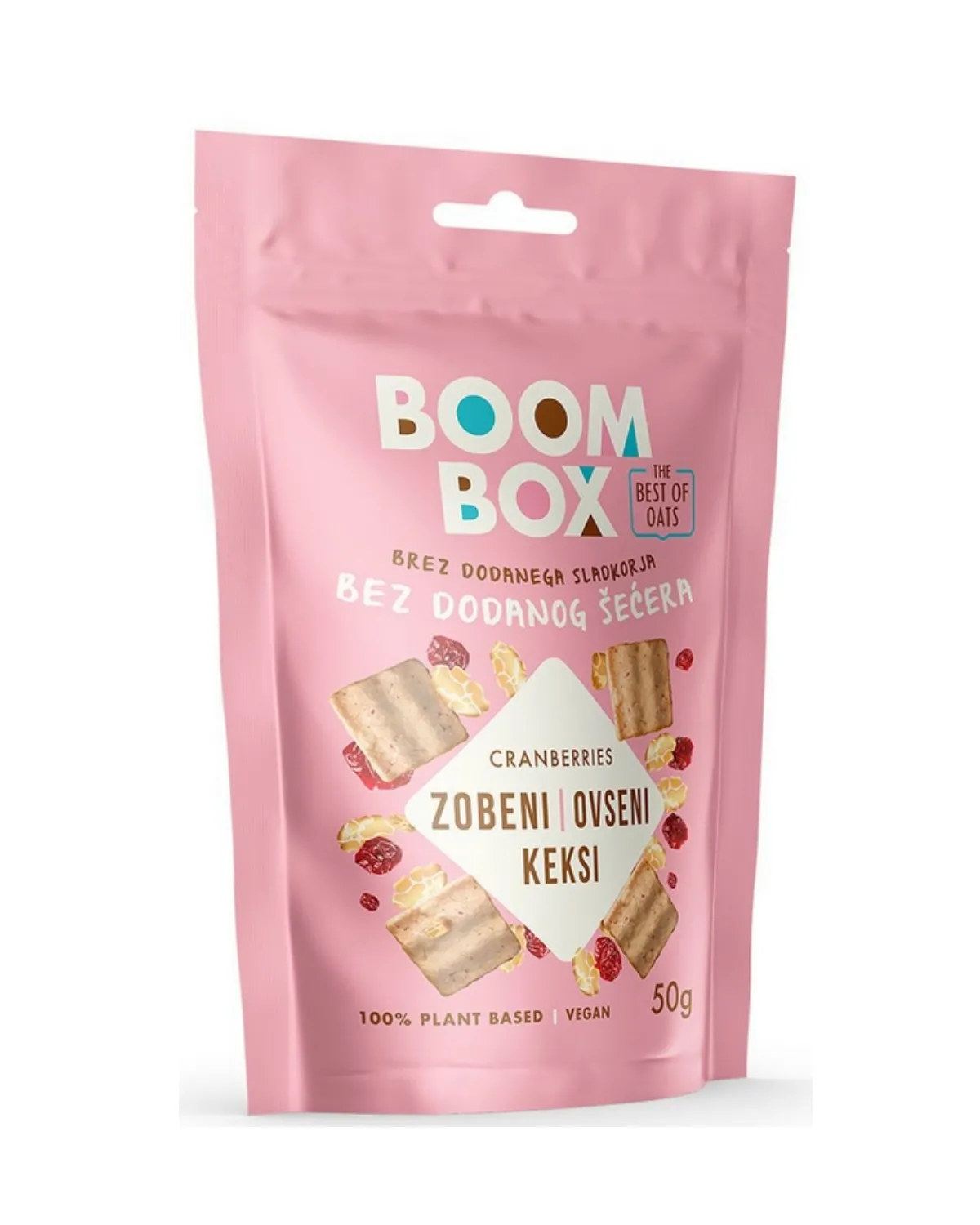 BOOM BOX ZOBENA KEKSI BRUSNICA 50G 