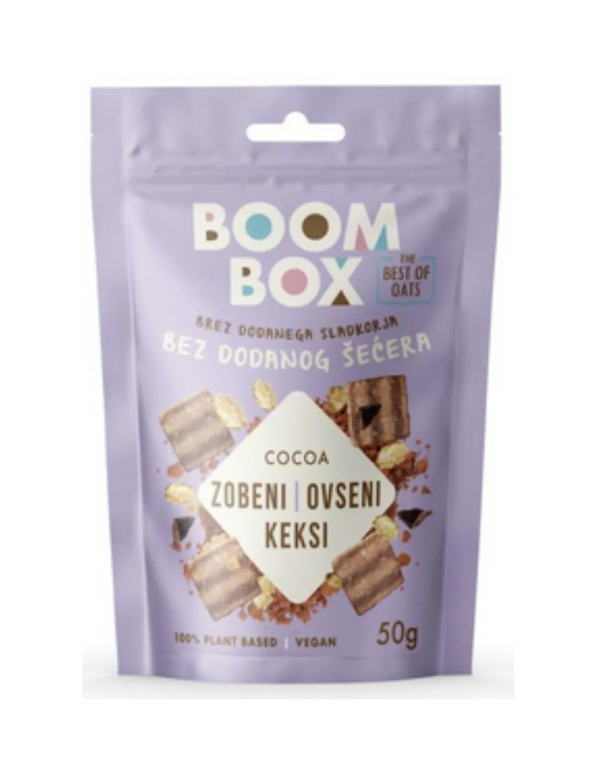 BOOM BOX ZOBENA KEKSI KAKAO 50G 