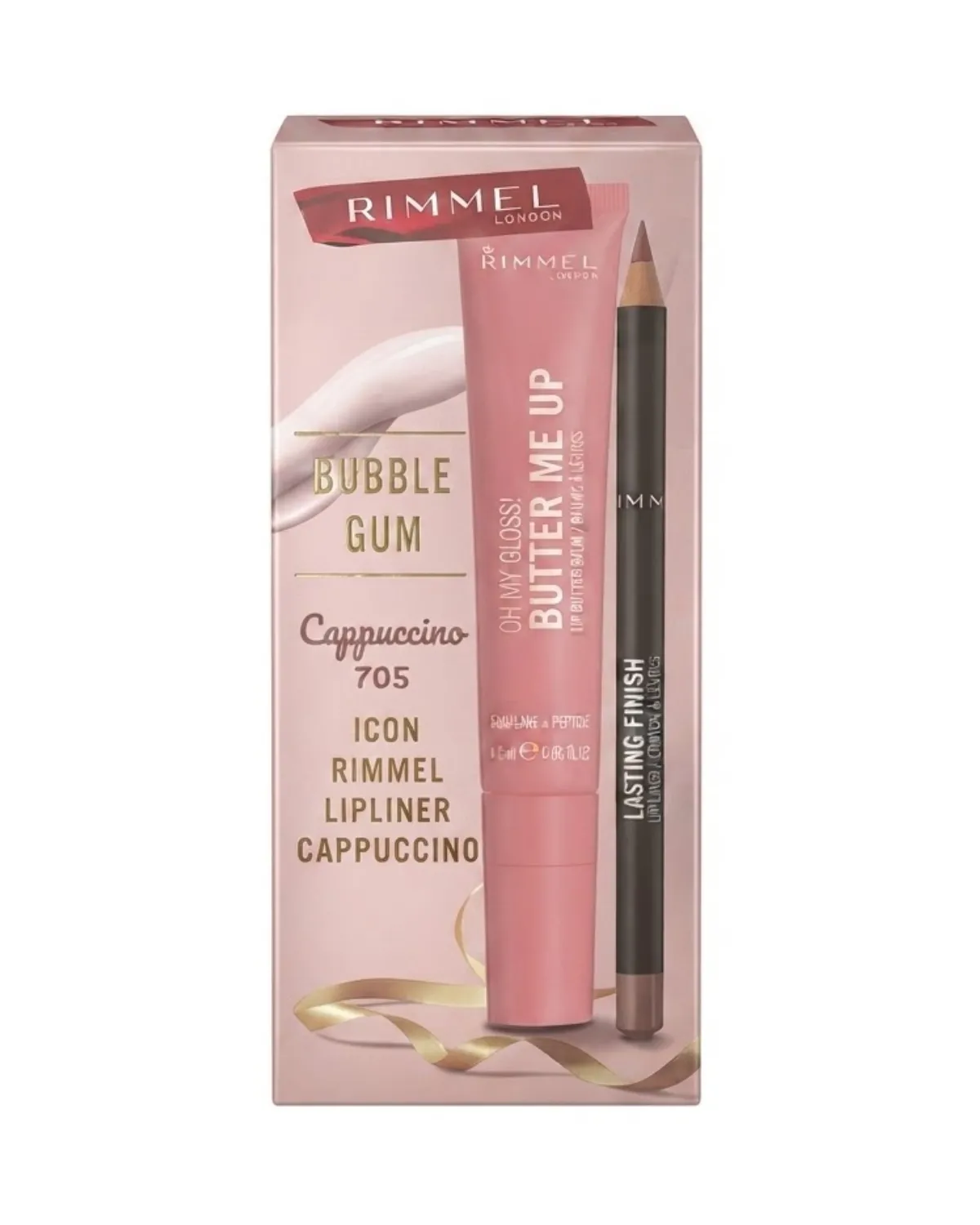 RIMMEL SET BUTTER ME UP BUBBLE GUM 