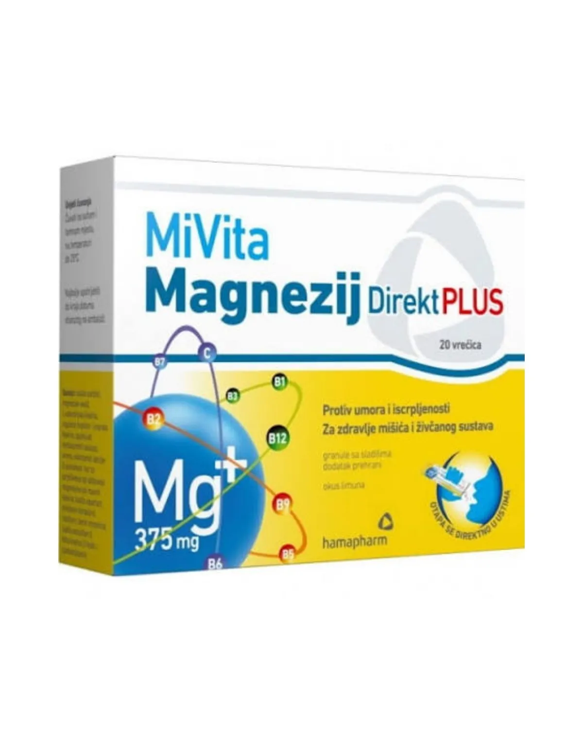MIVITA MAGNEZIJ DIREKT PLUS 20 KESICA 