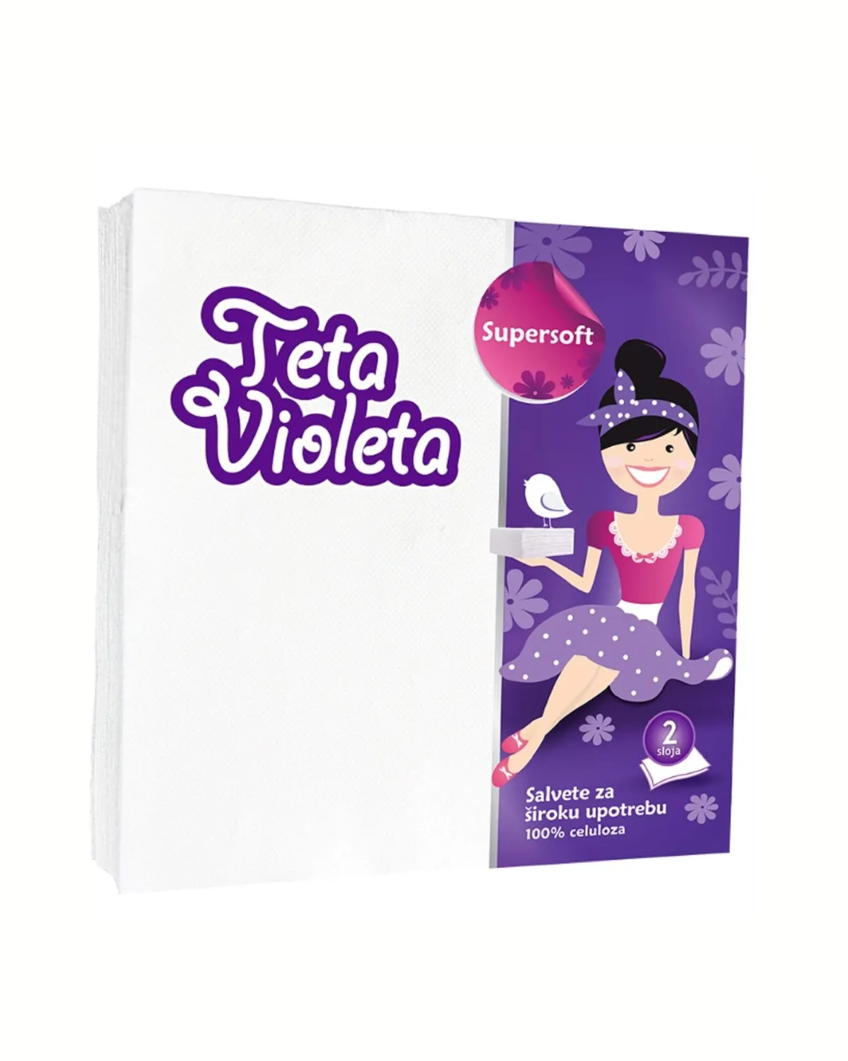 VIOLETA SALVETE SUPER SOFT 25/1 38*38 