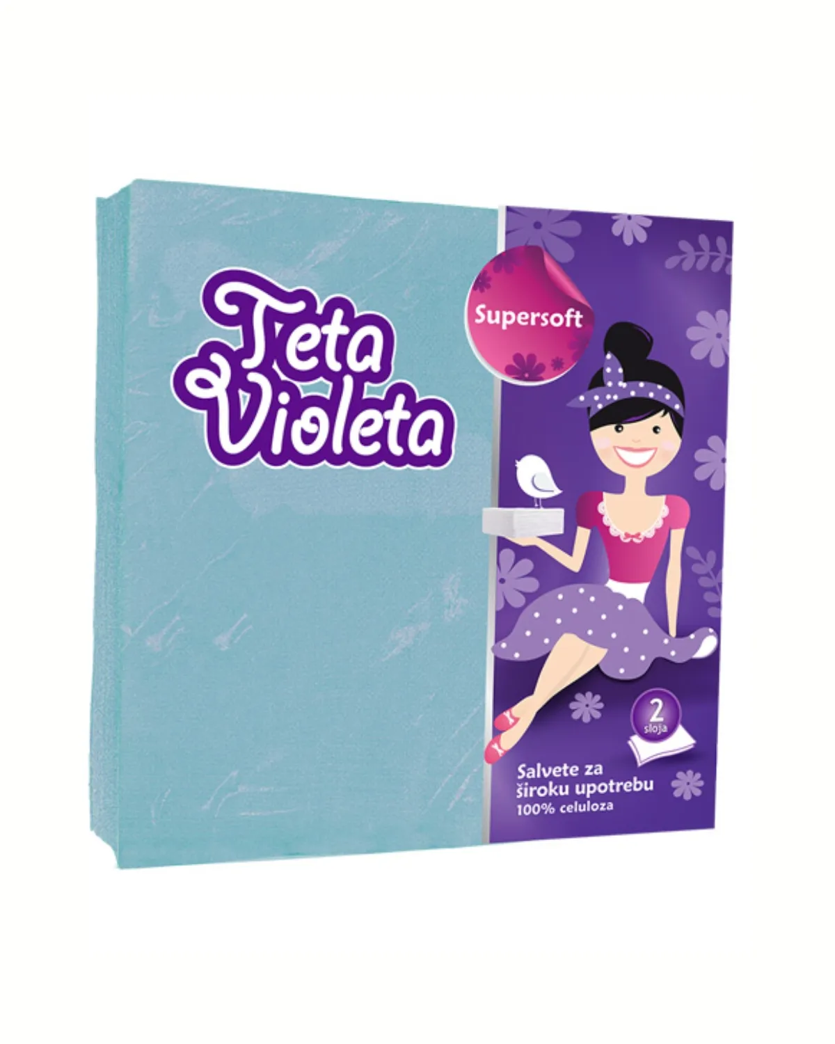 VIOLETA SALVETE SUPER SOFT 25/1 38*38 