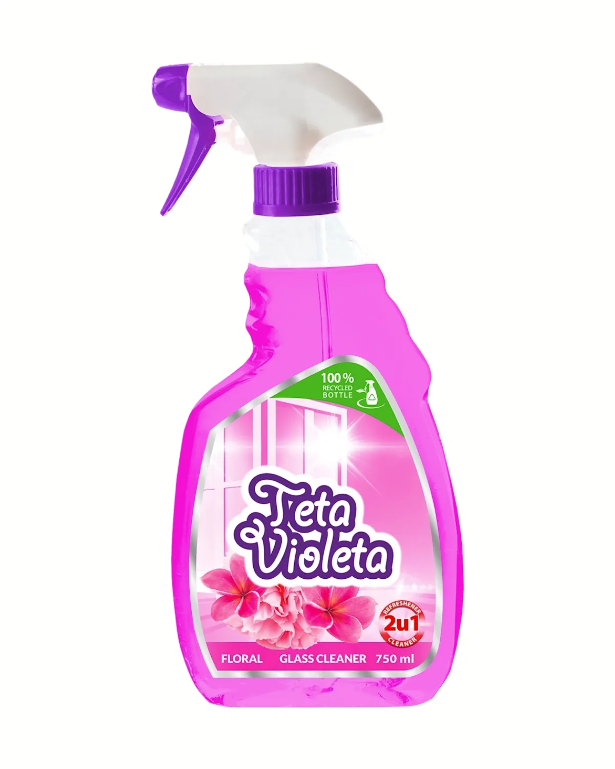 TETA VIOLETA SREDSTVO ZA ČIŠĆENJE STAKLA FLORAL 750 ML 