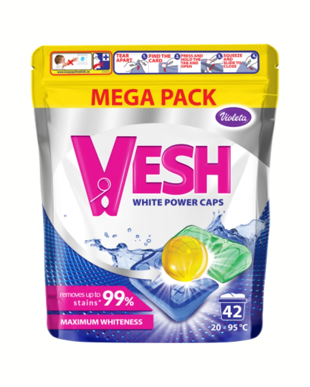 VESH WHITE KAPSULE ZA VEŠ 42/1 