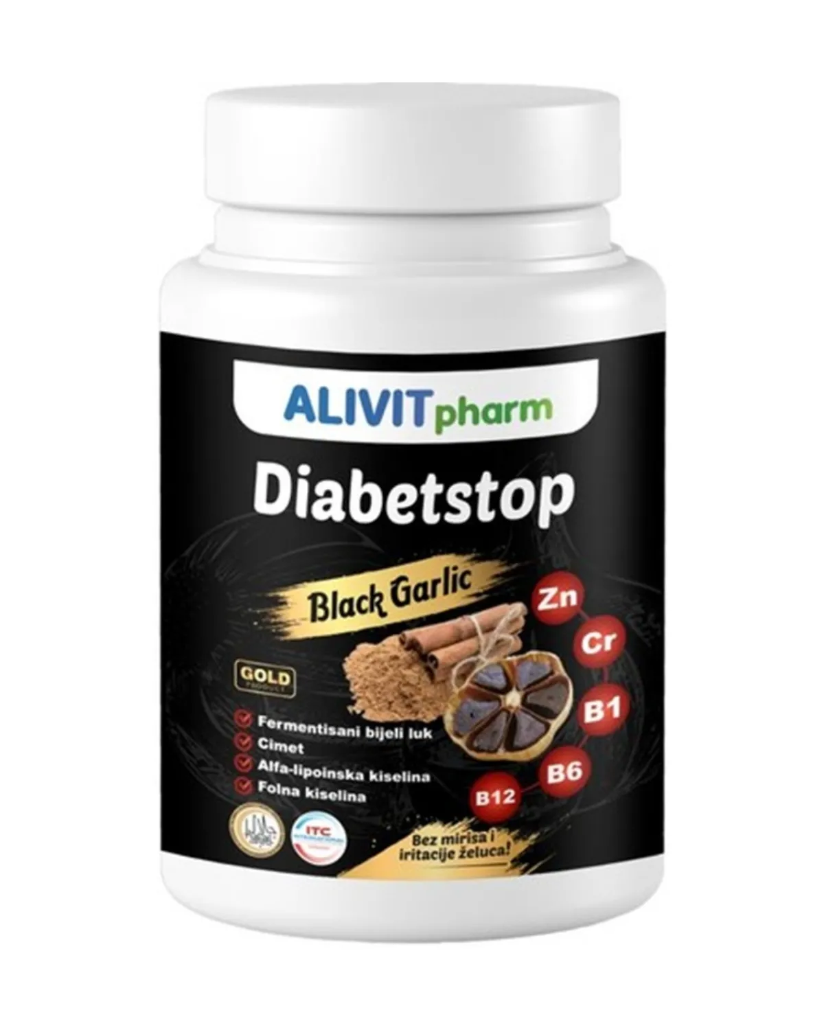 BLACK GARLIC DIABETSTOP 90 KAPSULA 