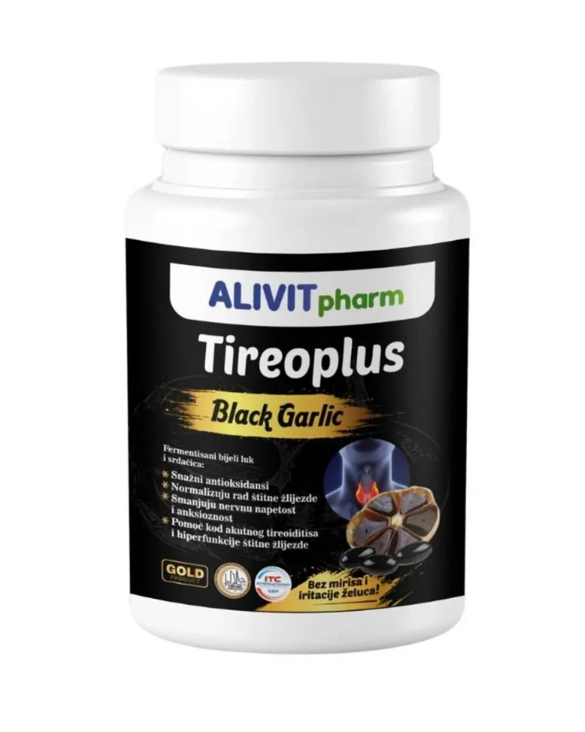BLACK GARLIC TIREOPLUS 90 KAPSULA 