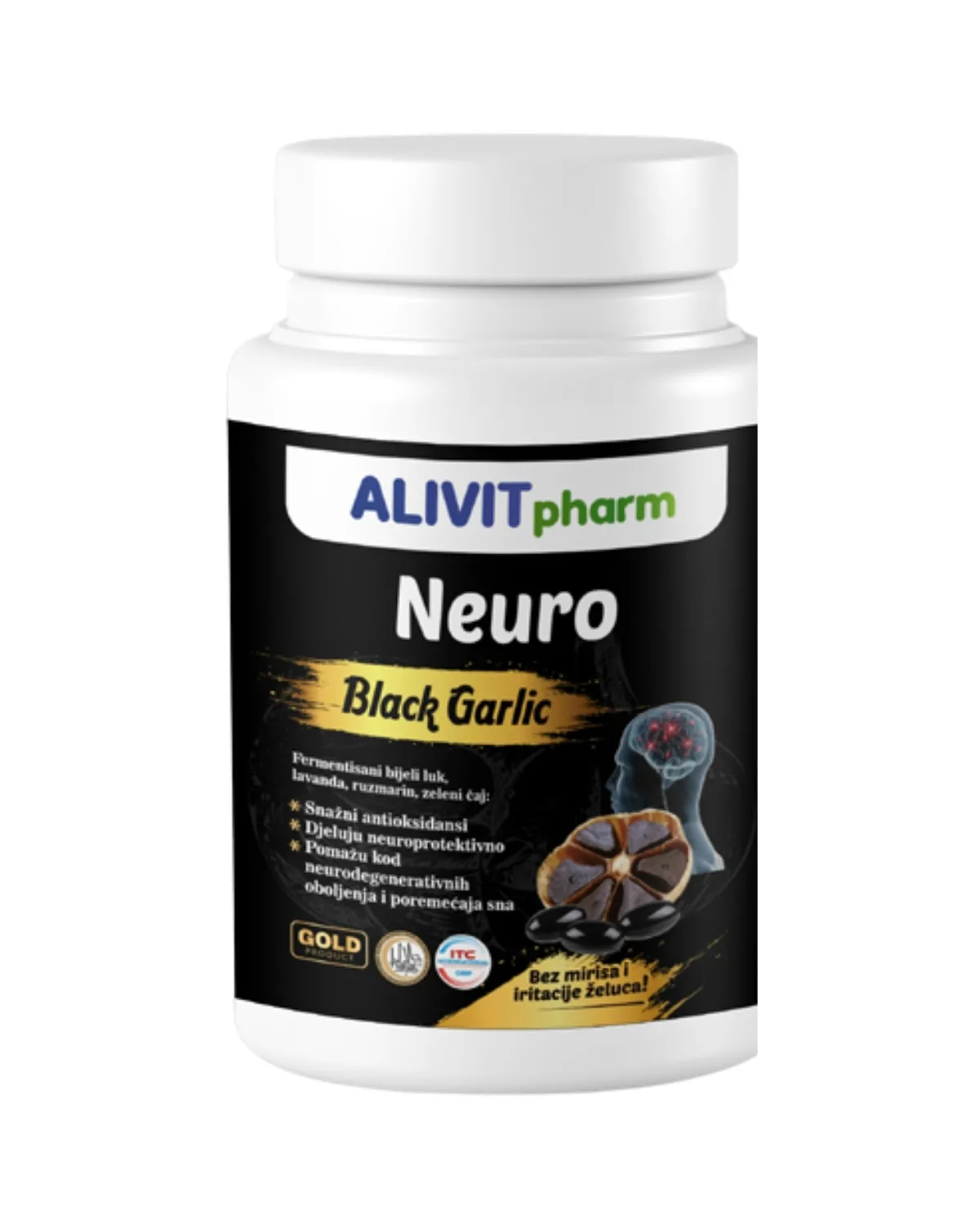 BLACK GARLIC NEURO 90 KAPSULA 