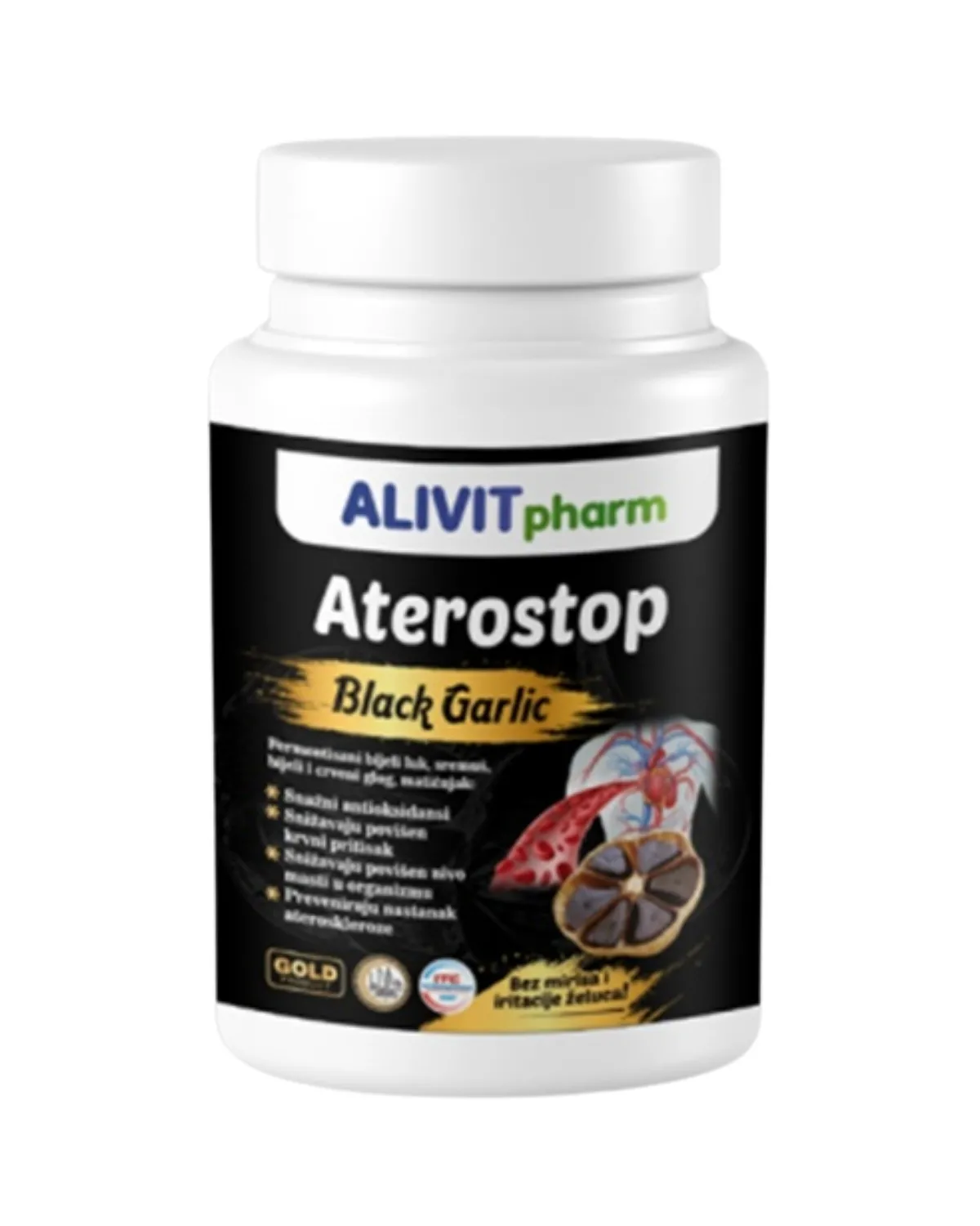 BLACK GARLIC ATEROSTOP 90 KAPSULA 