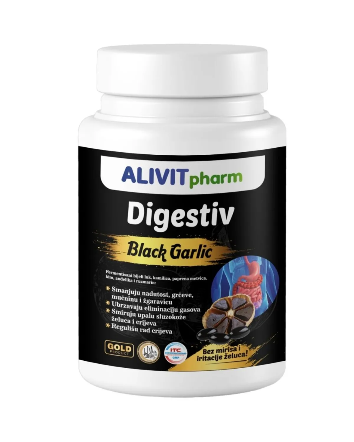 BLACK GARLIC DIGESTIV 90 KAPSULA 