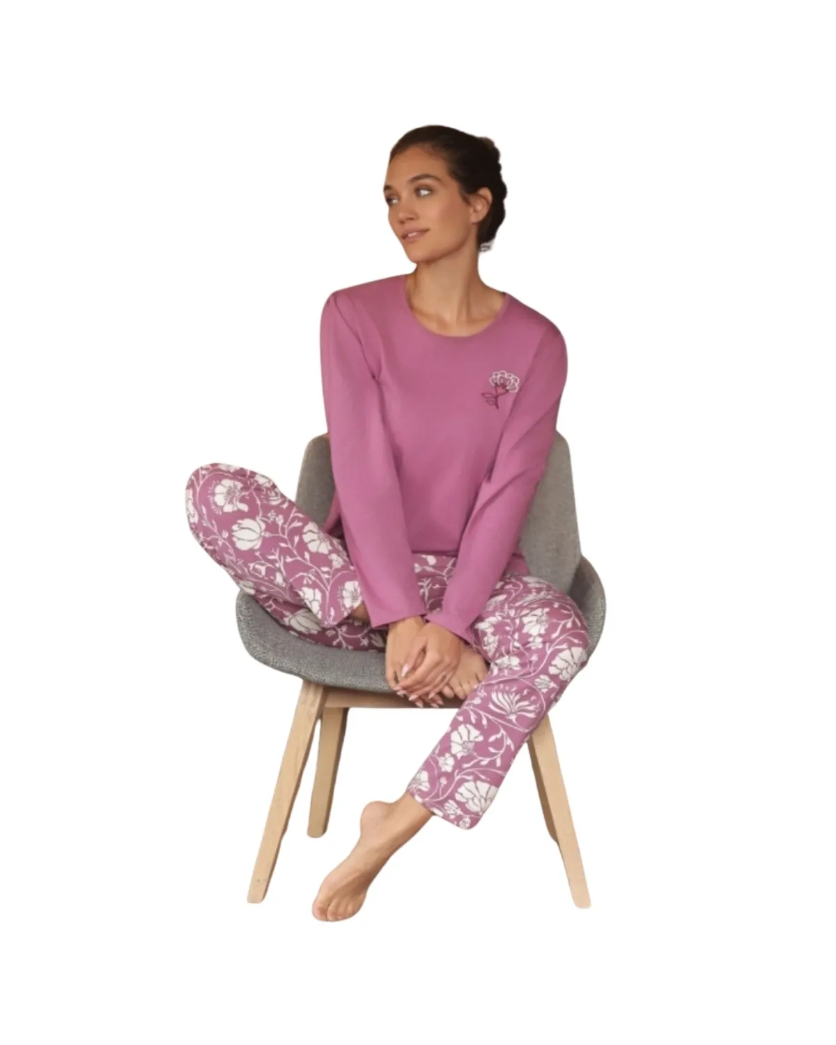 A.RAS Z.PIDZAMA D-R ESMA MAUVE-DEZEN CVIJECE 38 2024