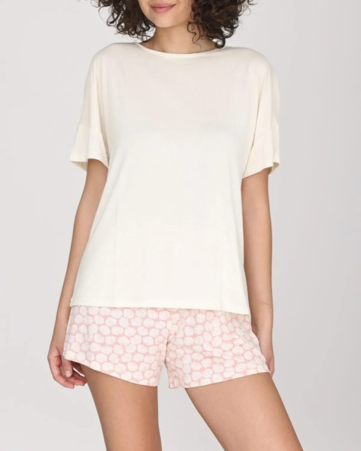 ALMA-RAS MINI PIDZAMA LINDA OFF WHITE-SLJOKICE 46
