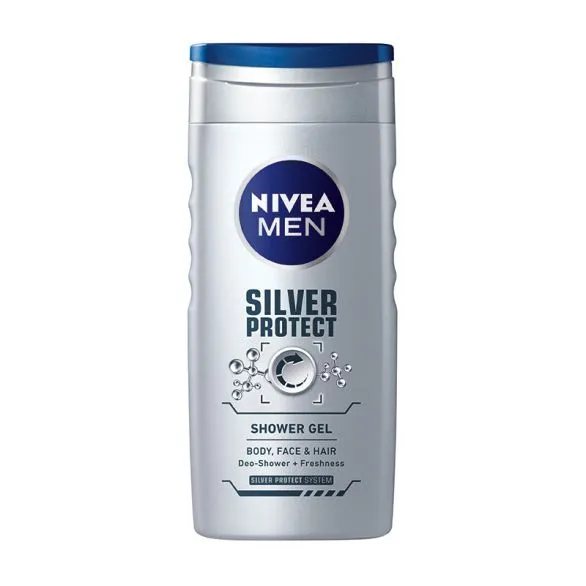 NIVEA GEL ZA TUSIRANJE SILVER 250 ML M
