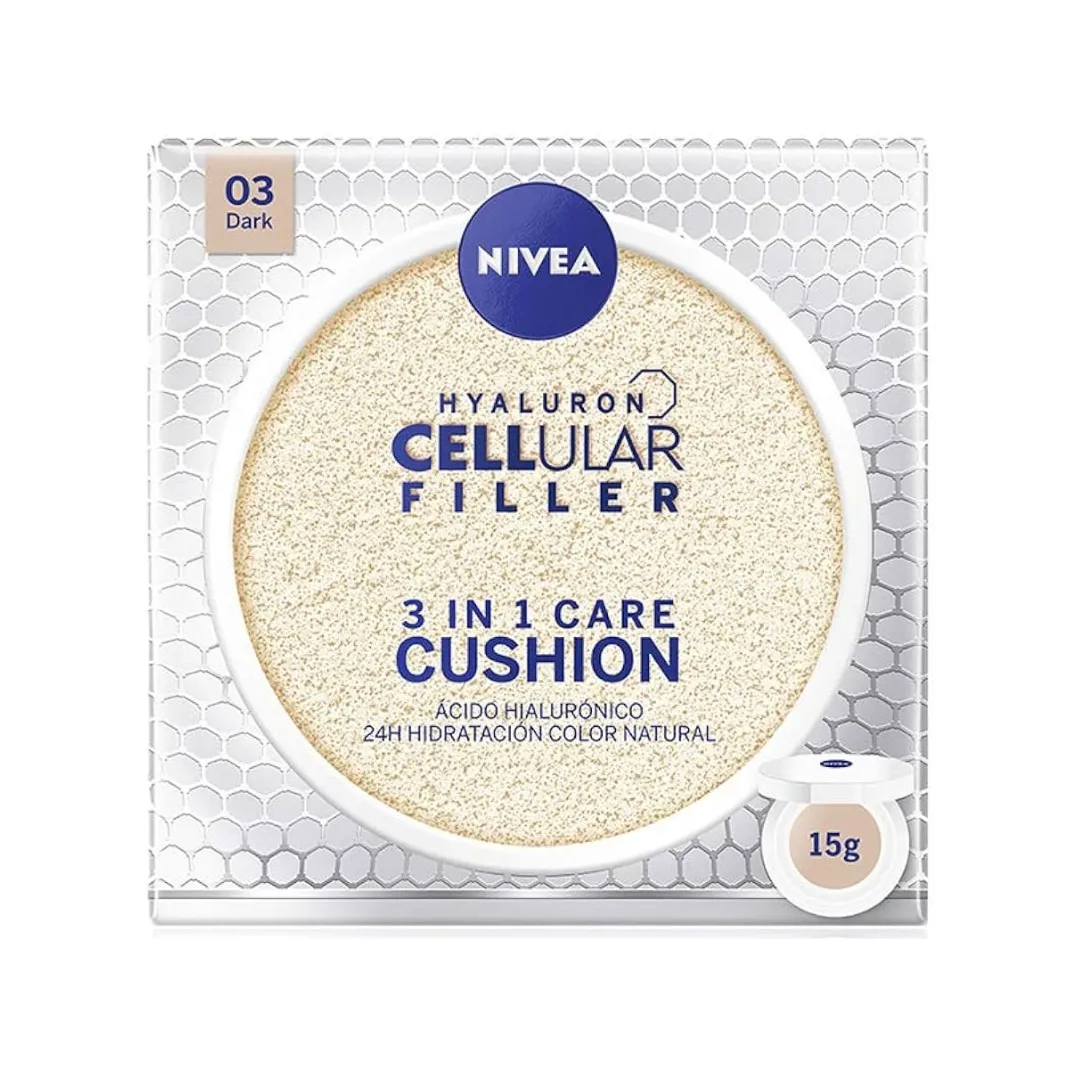 NIVEA KREMA CELLULAR CUSHION DARK 15GR