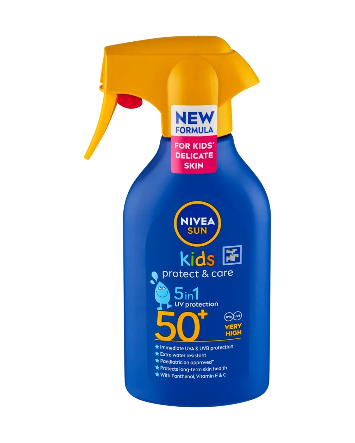 NIVEA SUN PROTECT & PLAY DEČIJI SPREJ SA RASPRŠIVAČEM SPF 50+ 270ML 