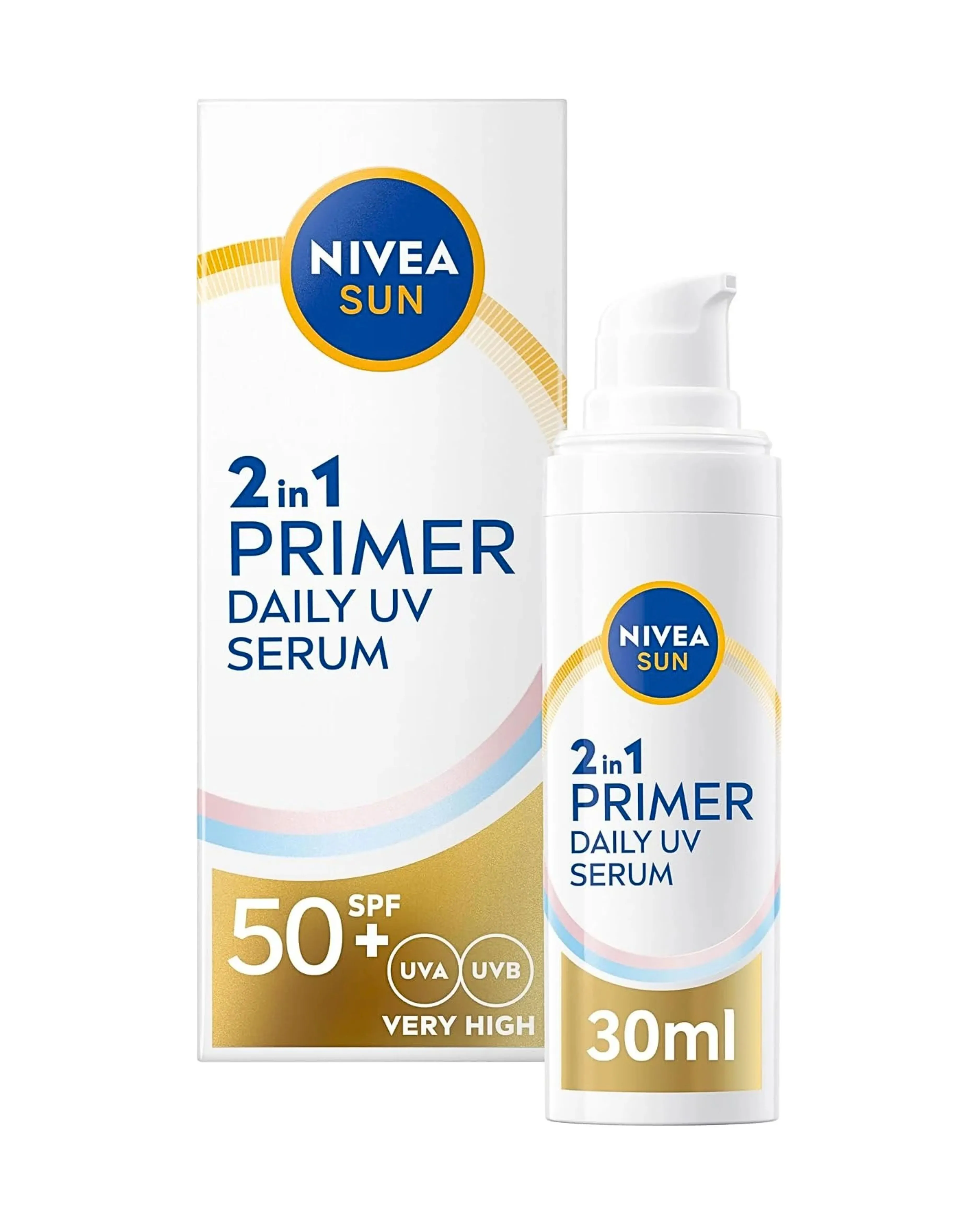 NIVEA SUN FACE 2U1 SERUM+PRIMER DAILY SPF50+ 30ML 