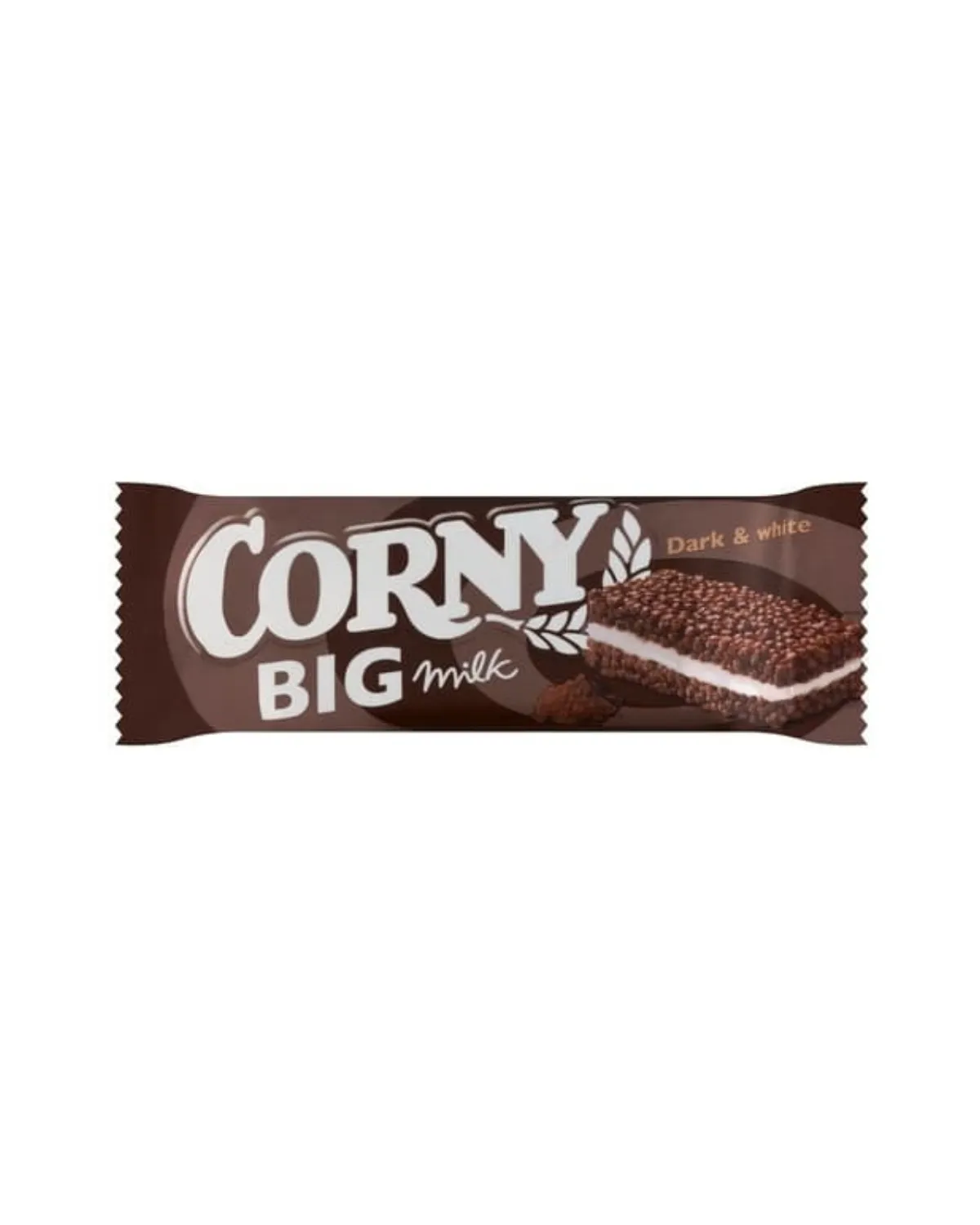 CORNY MILKSANDWICH DARK&WHITE 40G 