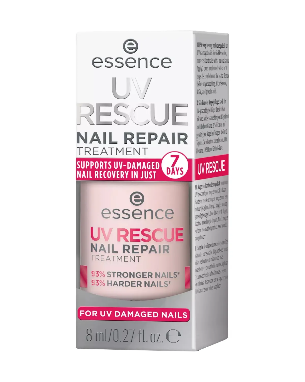 ESSENCE LAK ZA NOKTE TRETMAN UV RESCUE NAIL REPAIR 01 