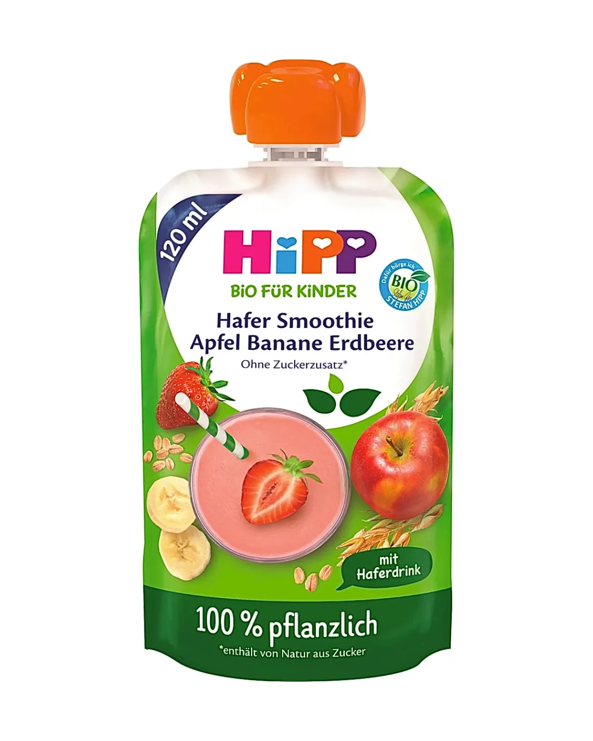 HIPP ORGANIC SMOOTHIE - JABUKA BANANA JAGODA 120ML 