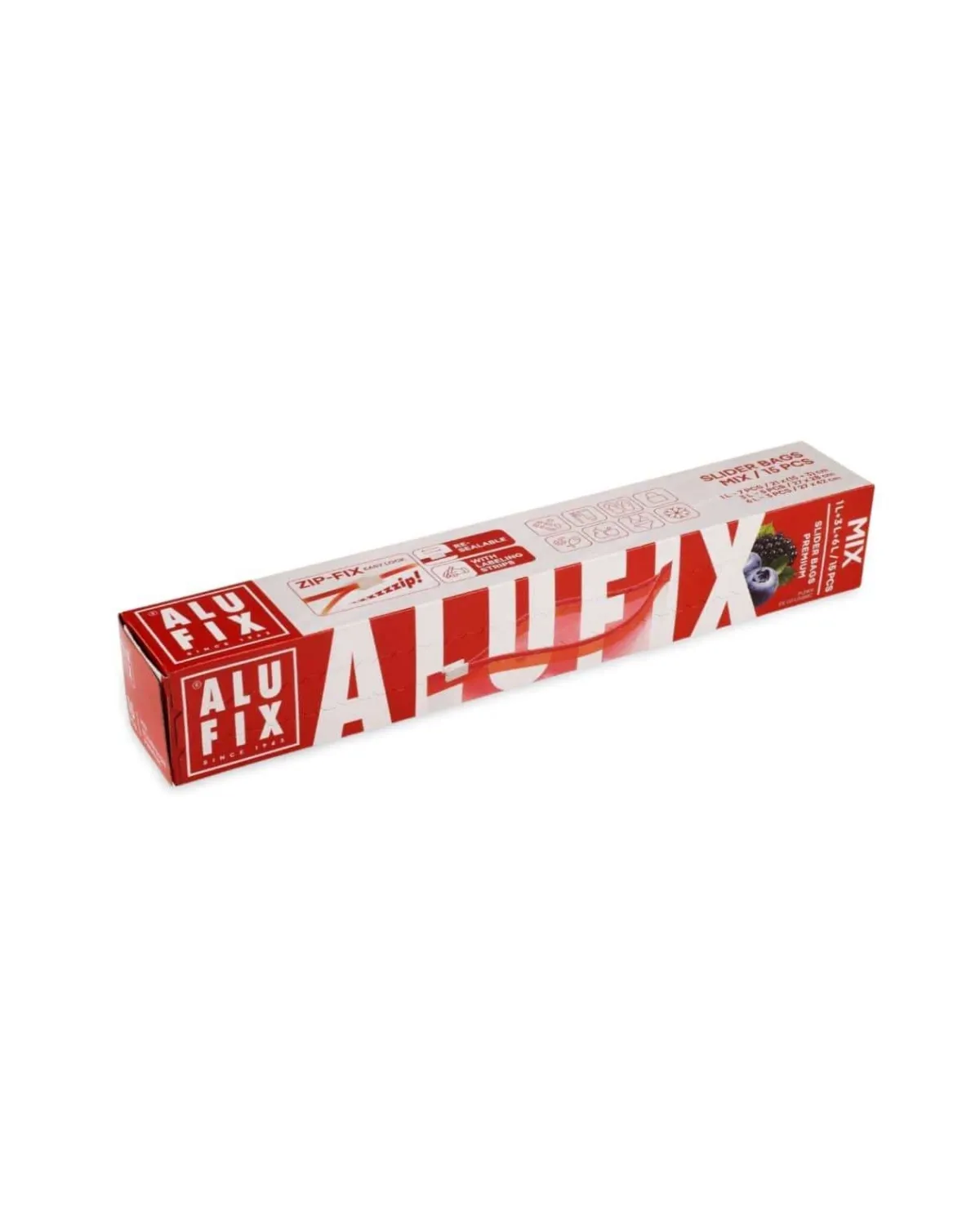 ALUFIX ZIP-FIX VRECICA ZA SPREMANJE NAMIRNICA  MIX (30 KOM/KUTIJA) 