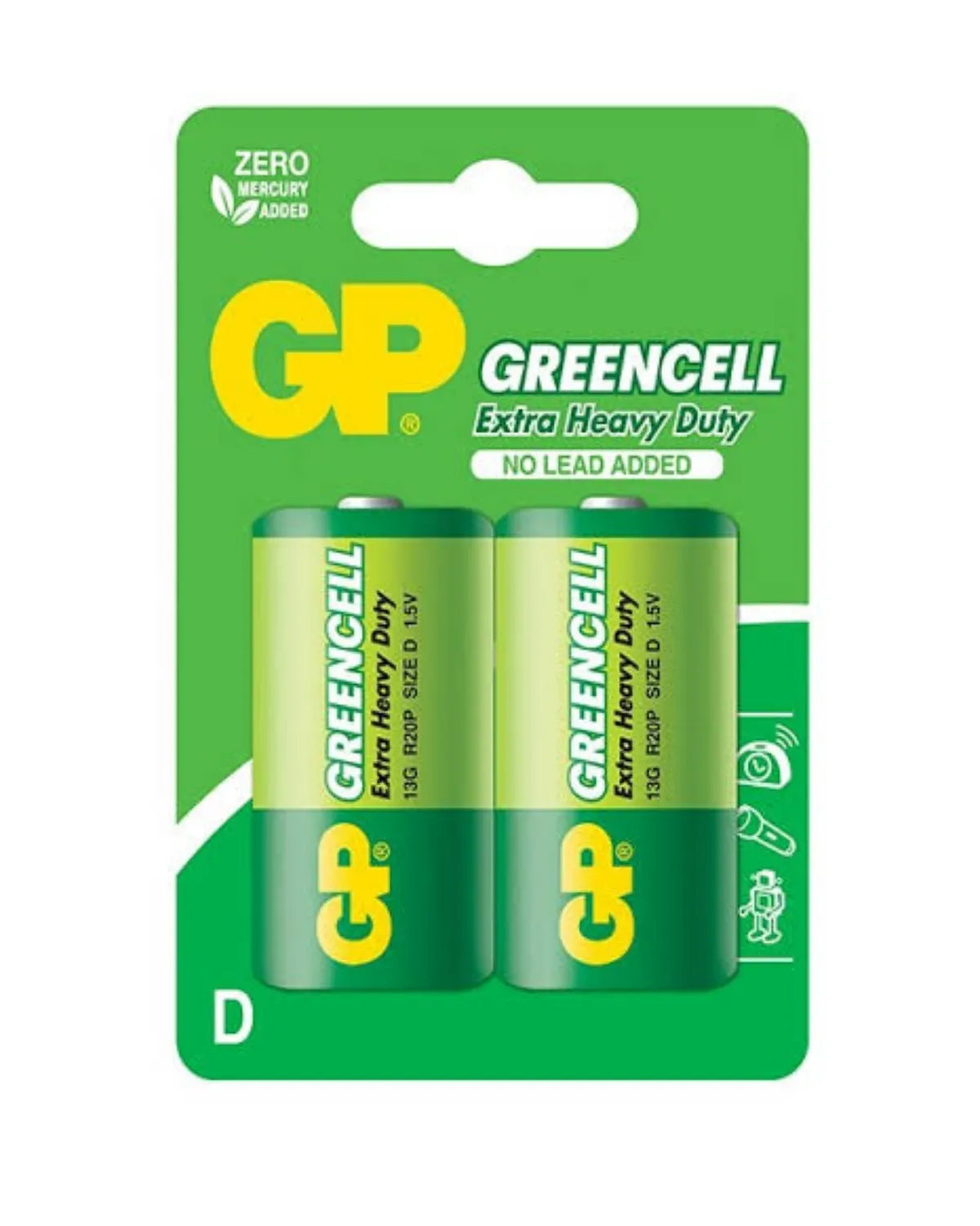 BATERIJE GP 13G/R20 2/1 1 5V 