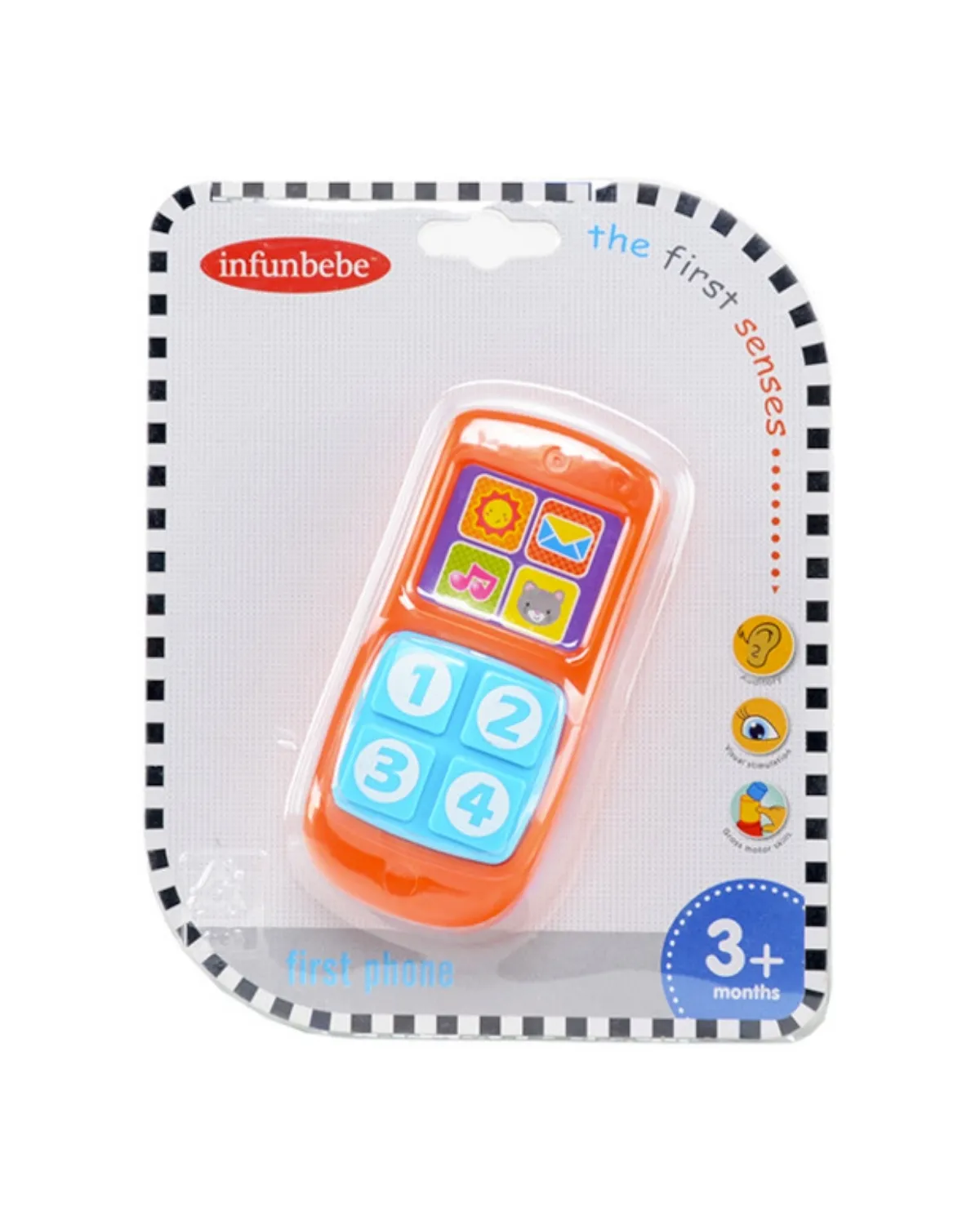 INFUNBEBE IGRAČKA ZA BEBE ZVEČKA TELEFON 
