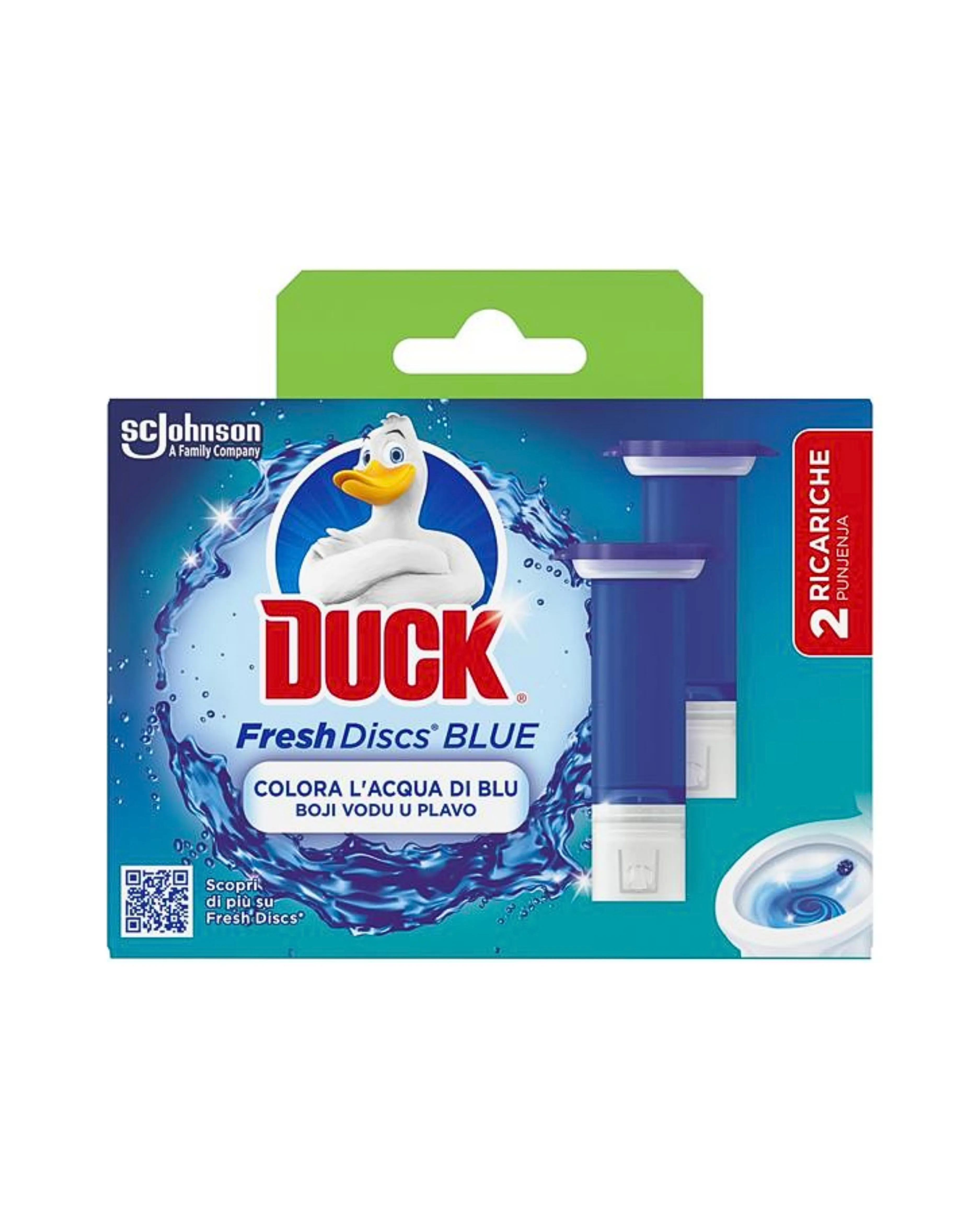 DUCK FRESH DISCS PLAVA VODA -DUPLA DOPUNA 