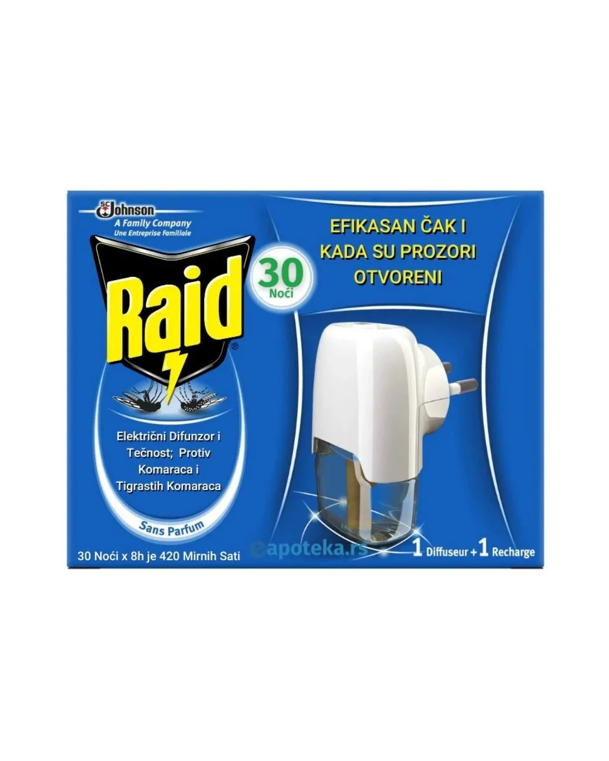 RAID APARAT SA TECNOSCU 30 NOCI 21ML 