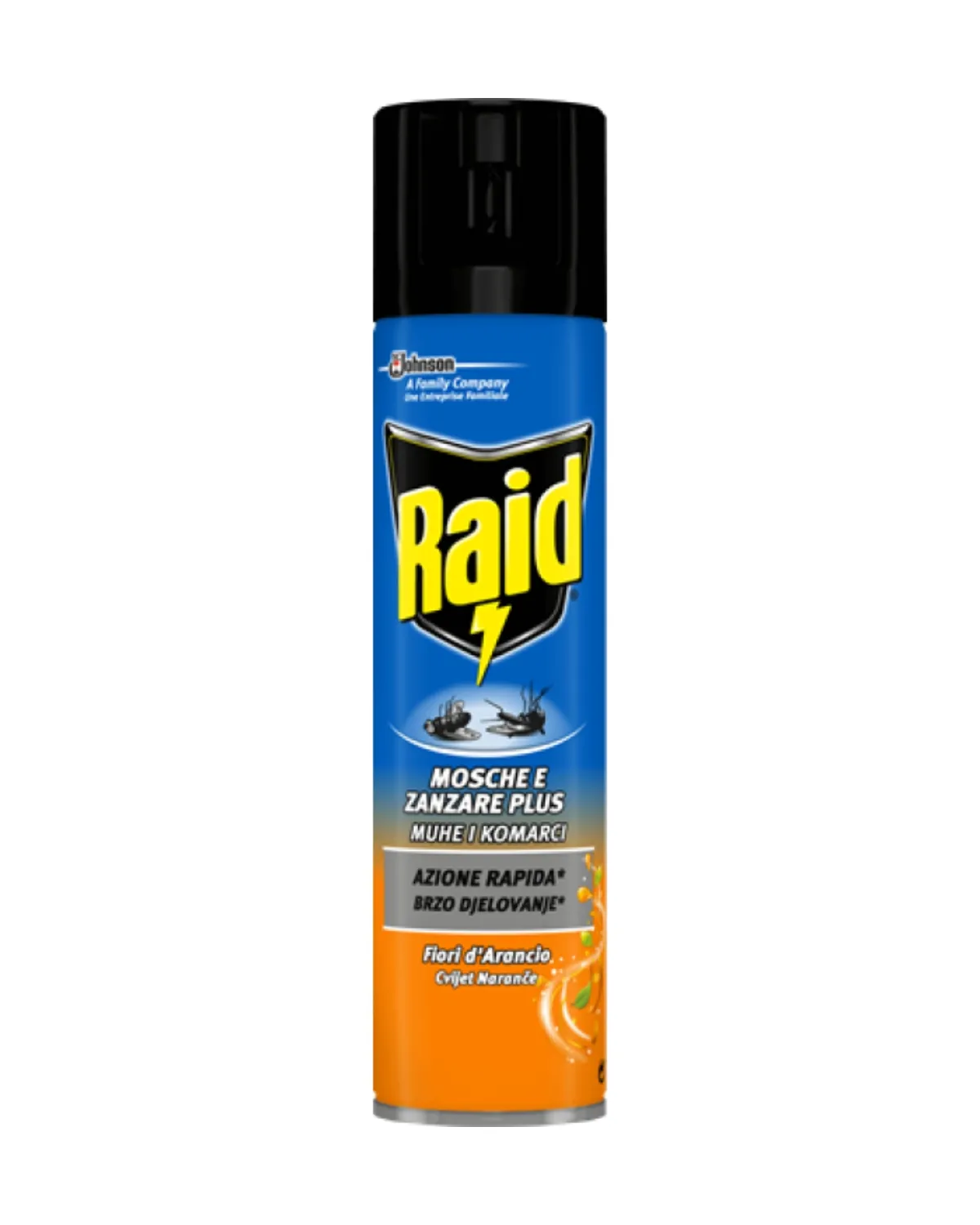 RAID SPREJ ZA LETEĆE INSEKTE POMORANDŽA 400ML 
