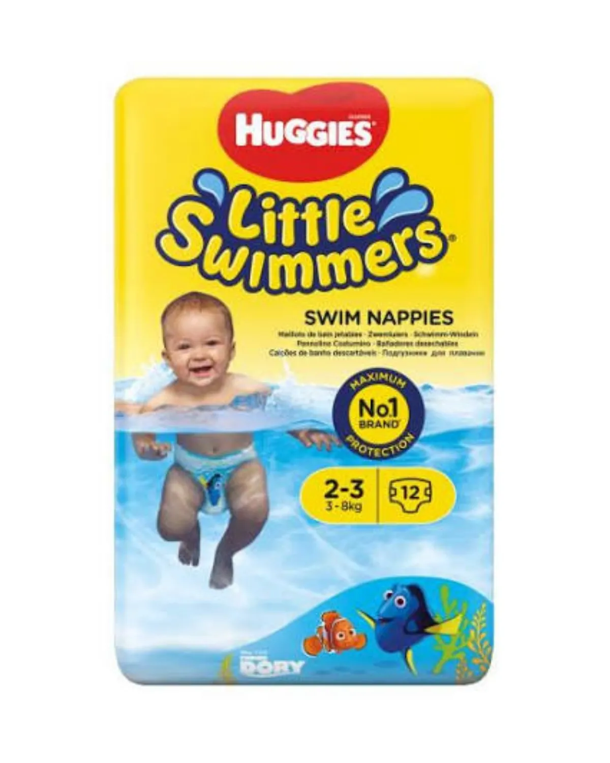HUGGIES LITTLE SWIMMERS 2-3 12KOM 