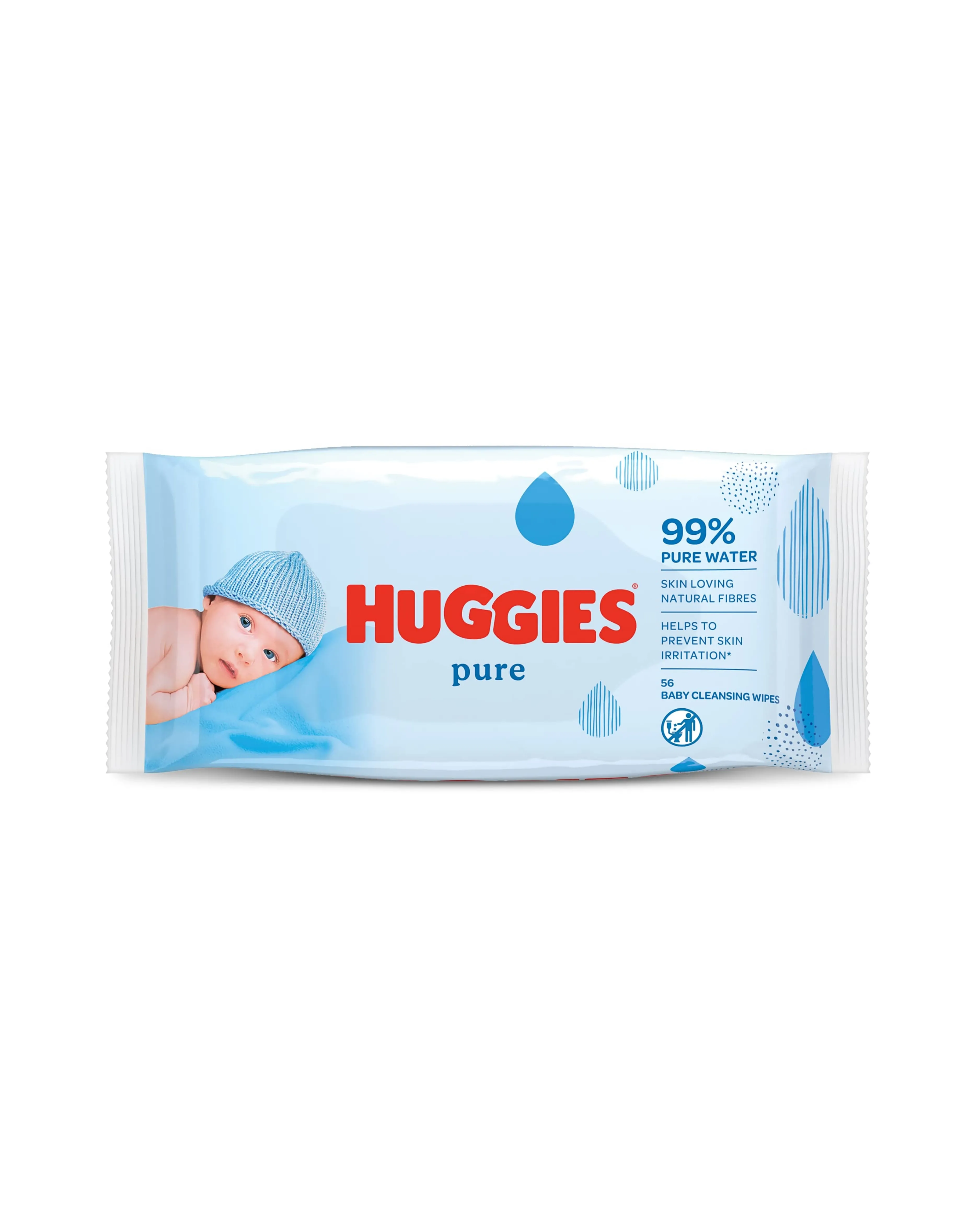 HUGGIES BW PURE 56 KOM VLAŽNE MARAMICE 