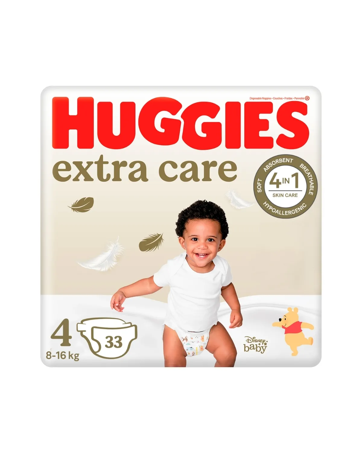 HUGGIES 4 EXTRA CARE 33 KOM 
