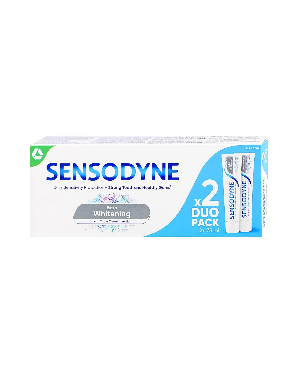 SENSODYNE PASTA ZA ZUBE EXTRA WHITE DUO 2X75ML 