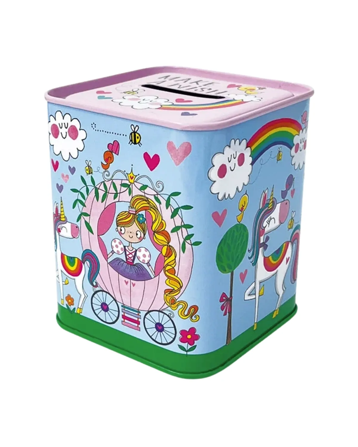 RE METALNA KASICA ZA NOVAC -MAKE A WISH LITTLE PRINCESS 