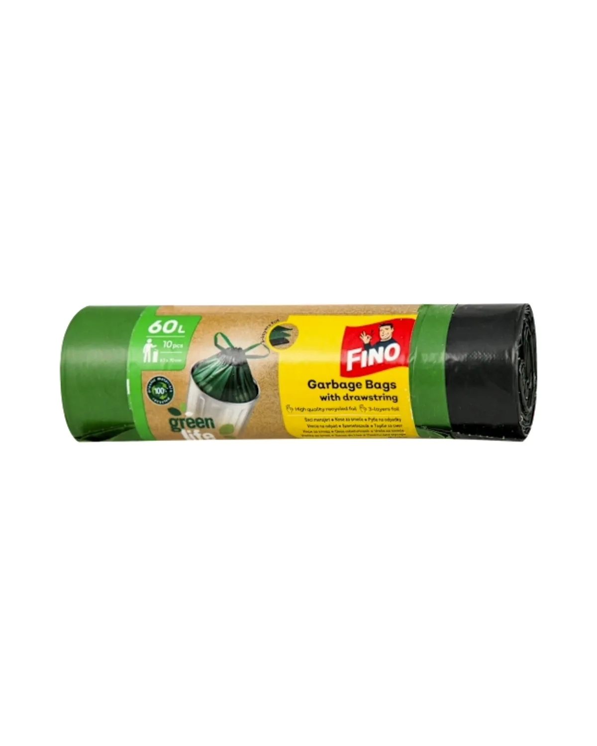 FINO KESE ZA SMEĆE GREEN LIFE RECIKLIRANE 60L 10K 