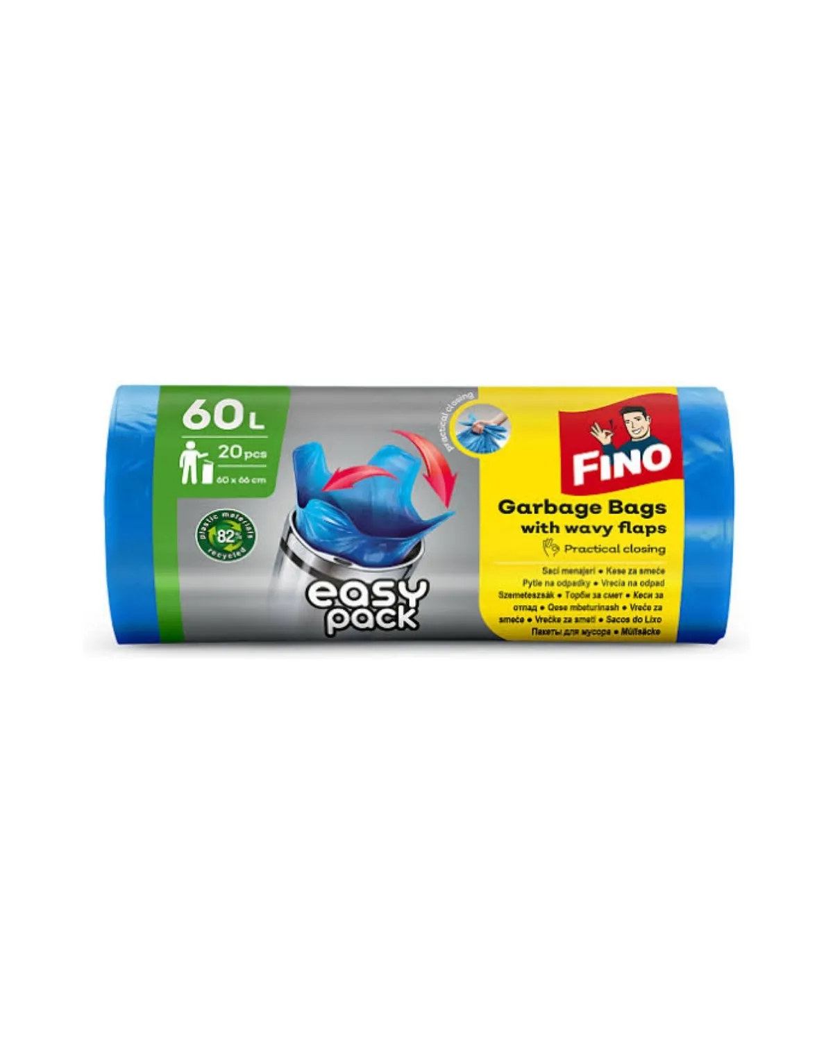 FINO KESE ZA SMEĆE EASY PACK 60L 20KOM 